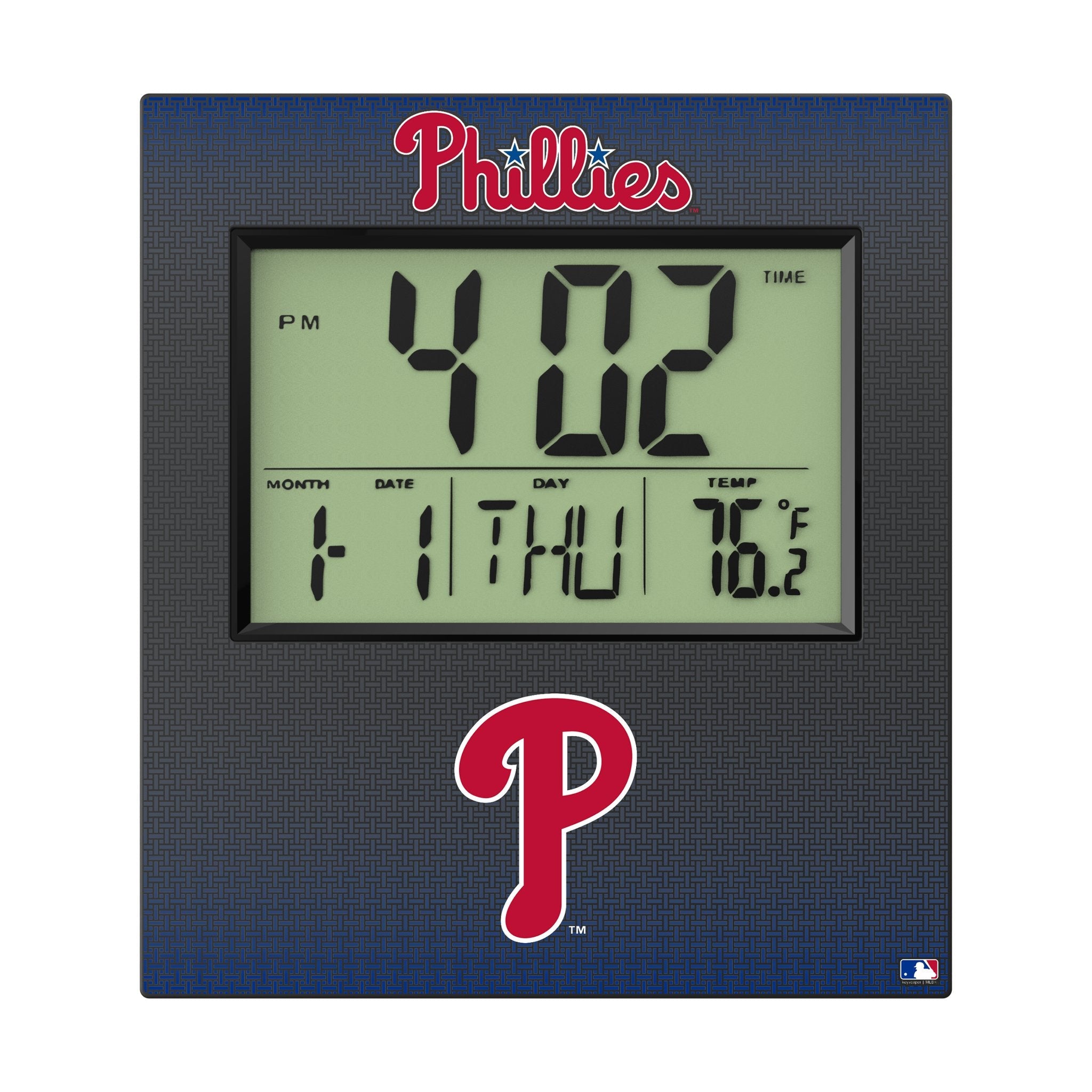 Philadelphia Phillies Linen Wall Clock