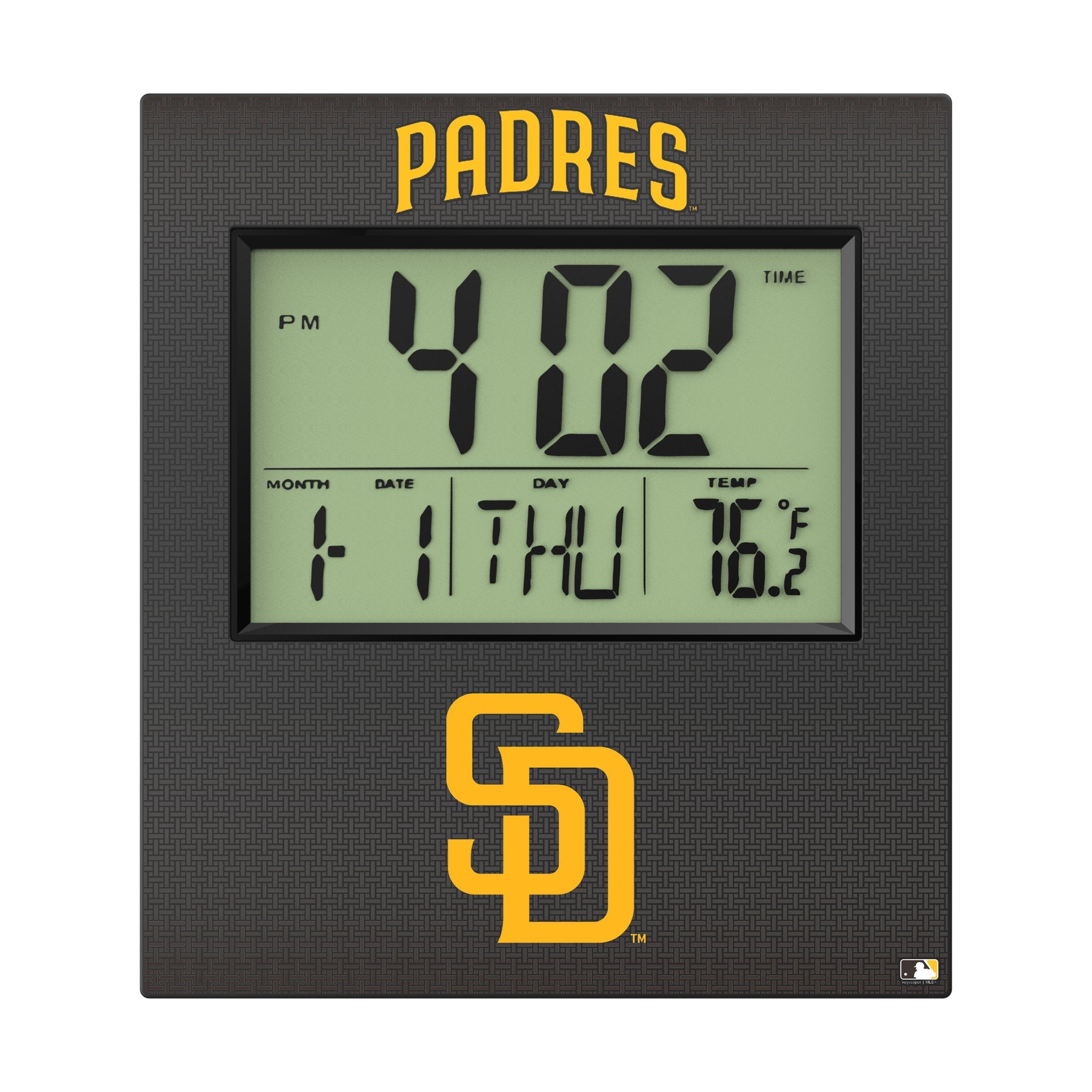 San Diego Padres Linen Wall Clock
