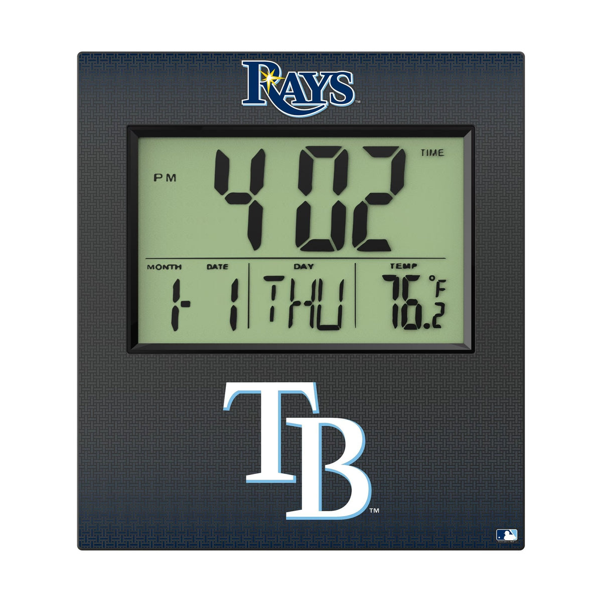 Tampa Bay Rays Linen Wall Clock 2