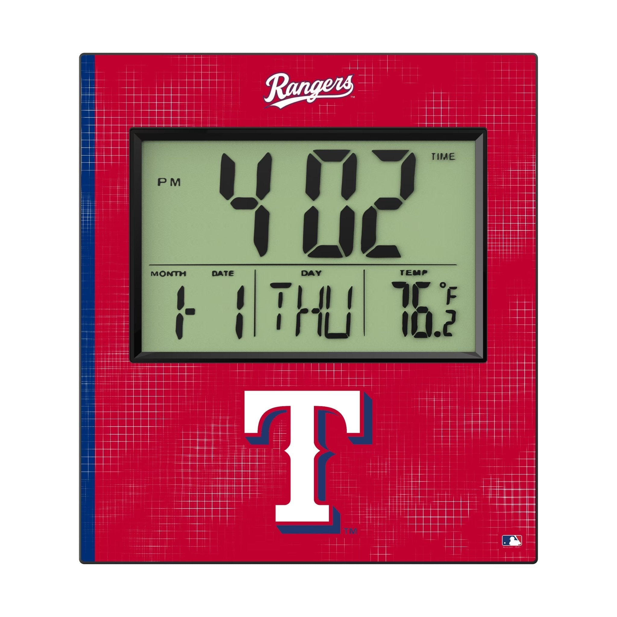 Texas Rangers Hatch Wall Clock