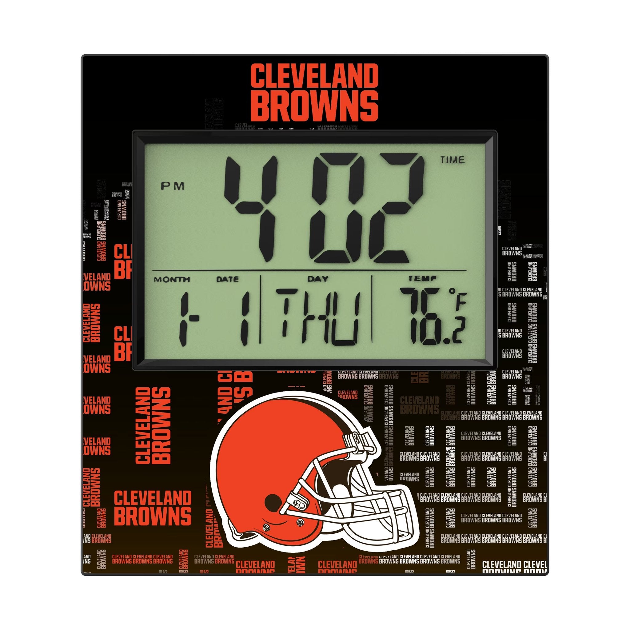 Cleveland Browns Quadtile Wall Clock 2