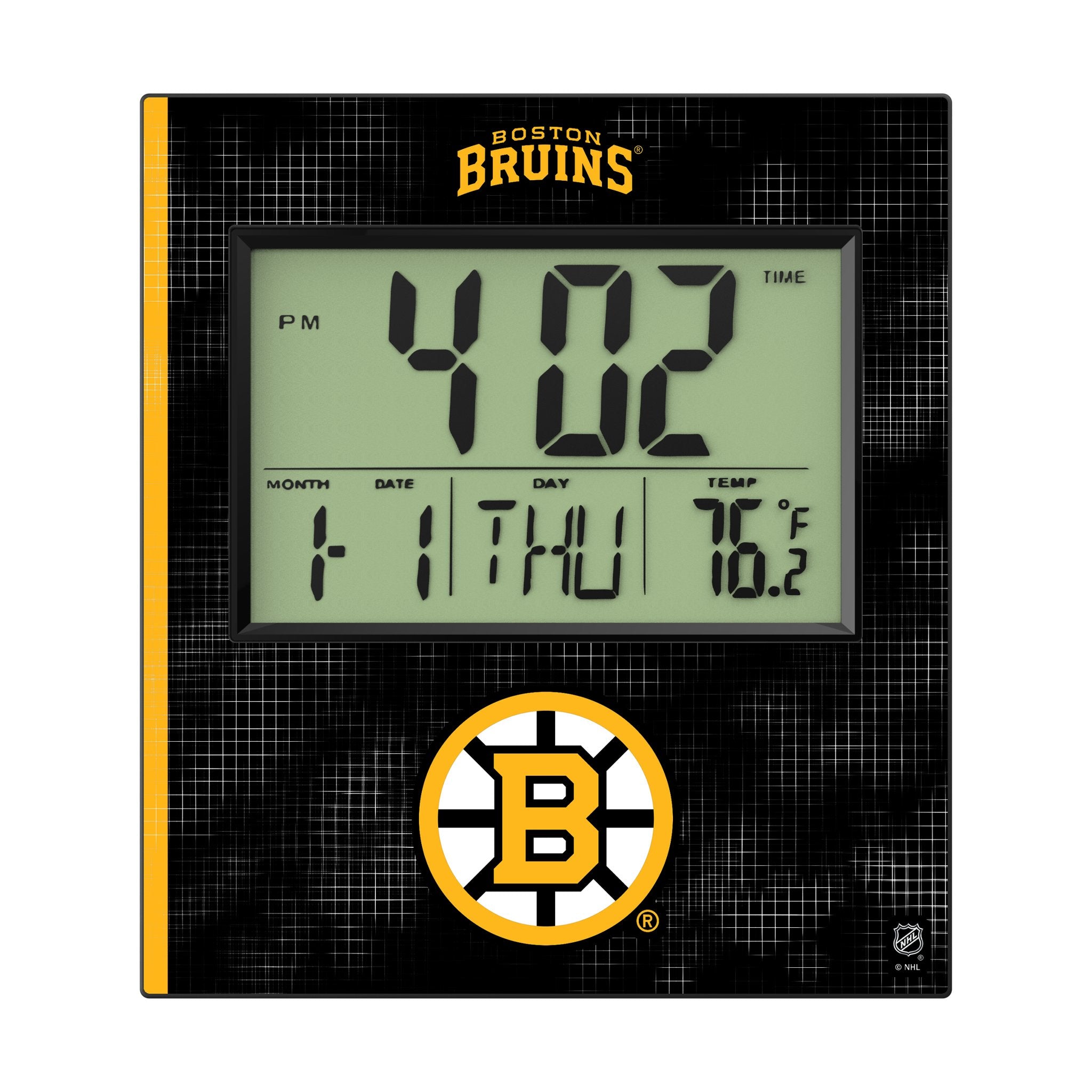 Boston Bruins Hatch Wall Clock