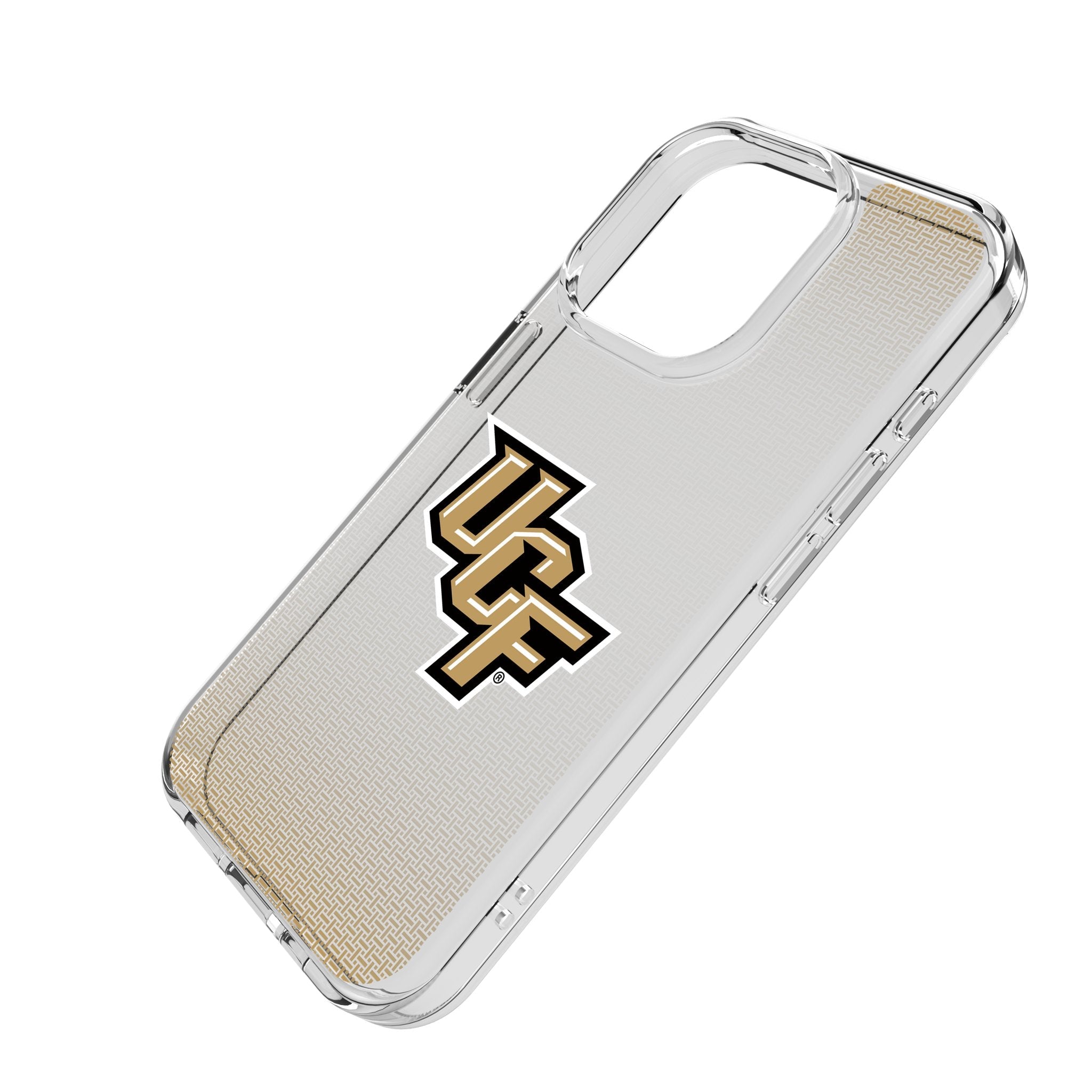 University of Central Florida Golden Knights Linen Clear Phone Case for Apple iPhone