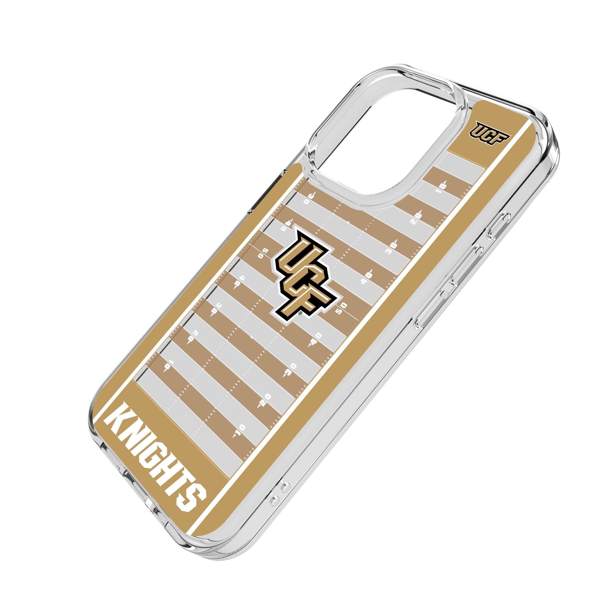 University of Central Florida Golden Knights Field Clear Phone Case for Apple iPhone 2