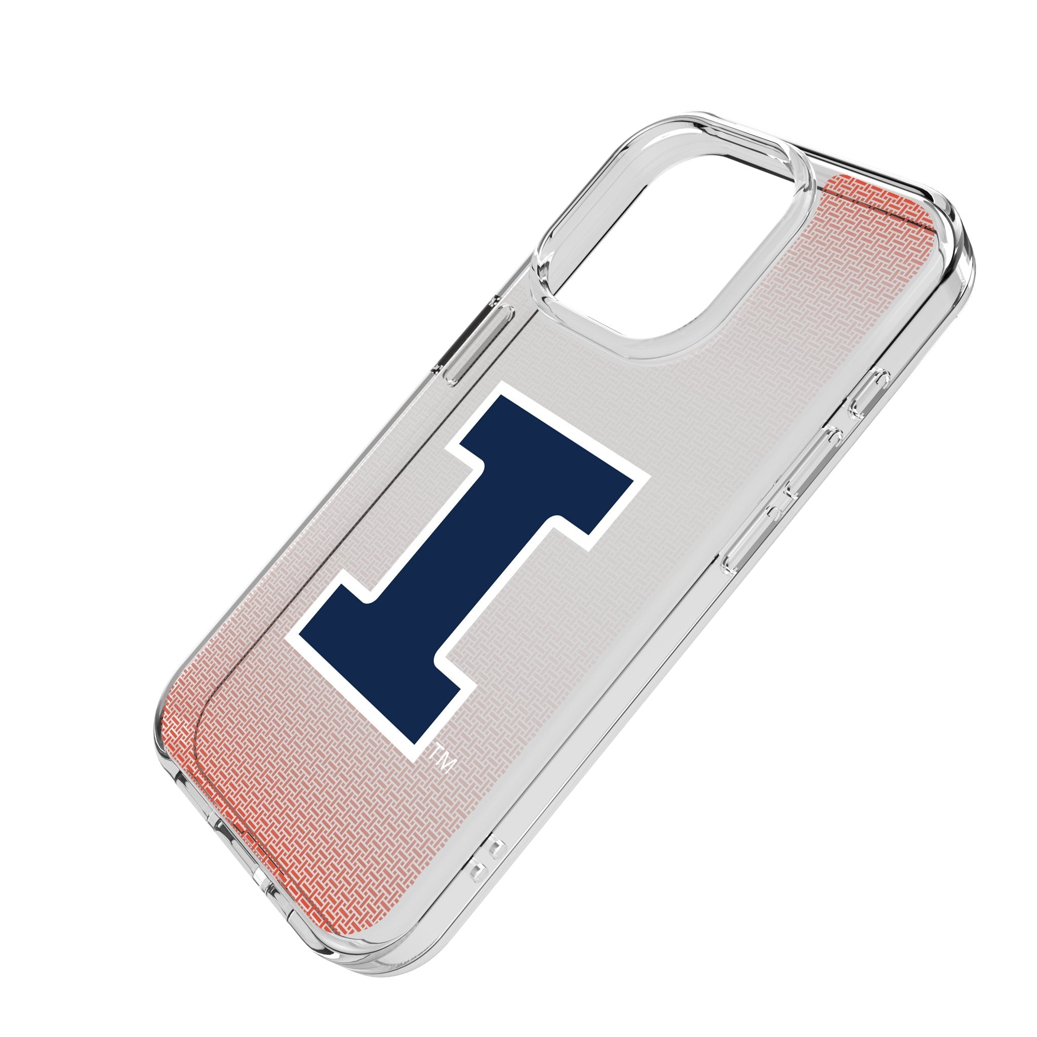 University of Illinois Fighting Illini Linen Clear Phone Case for Apple iPhone