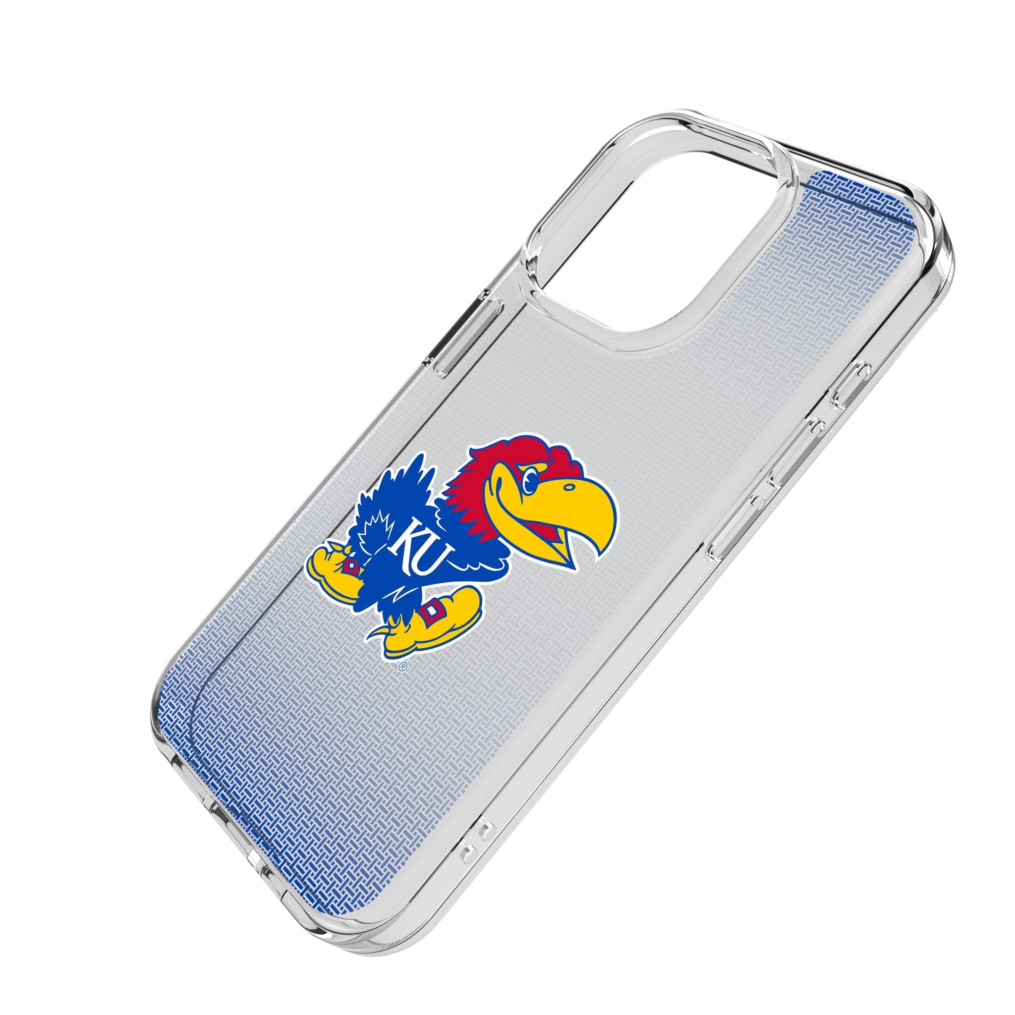 University of Kansas Jayhawks Linen Clear Phone Case for Apple iPhone