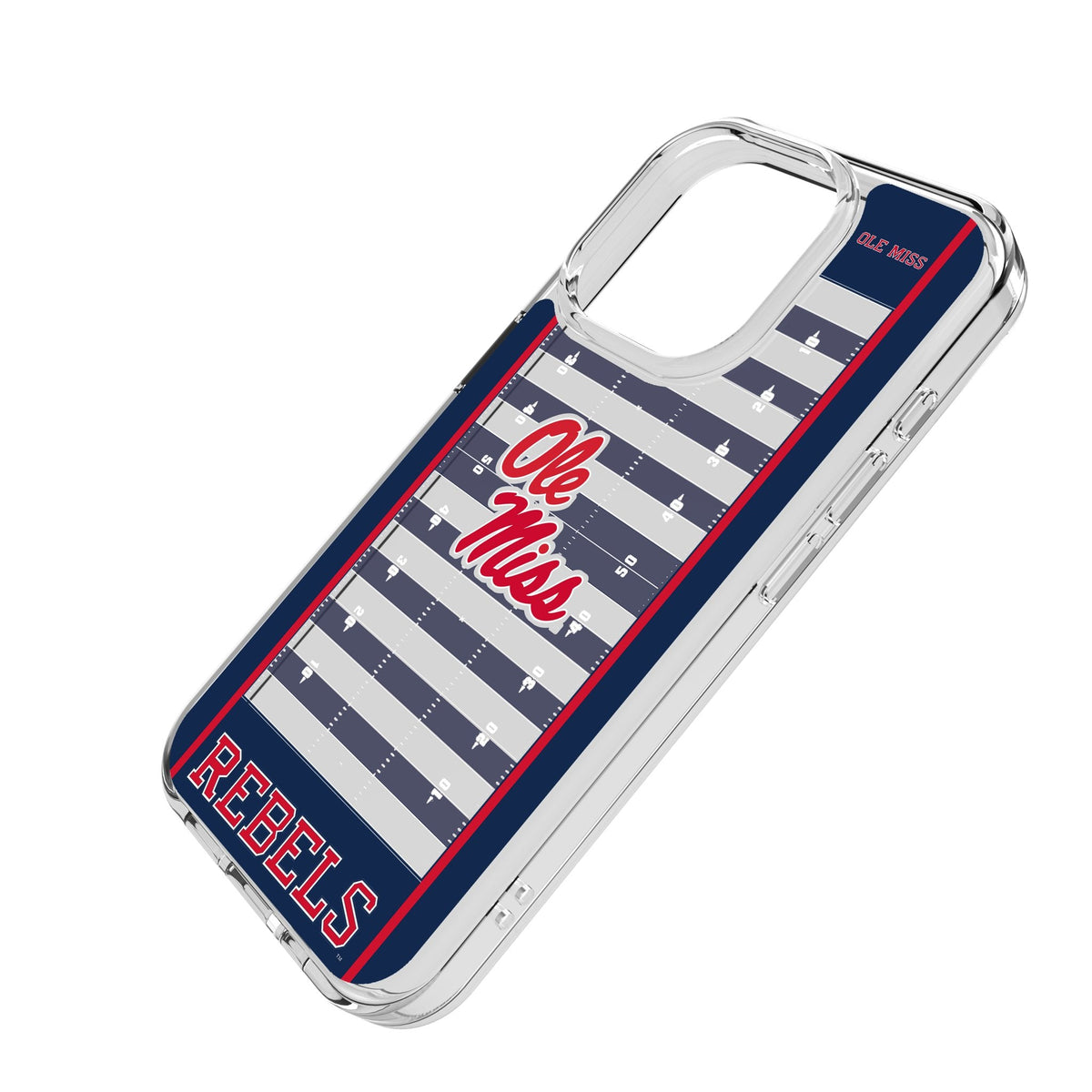 University of Mississippi Rebels Field Clear Phone Case for Apple iPhone