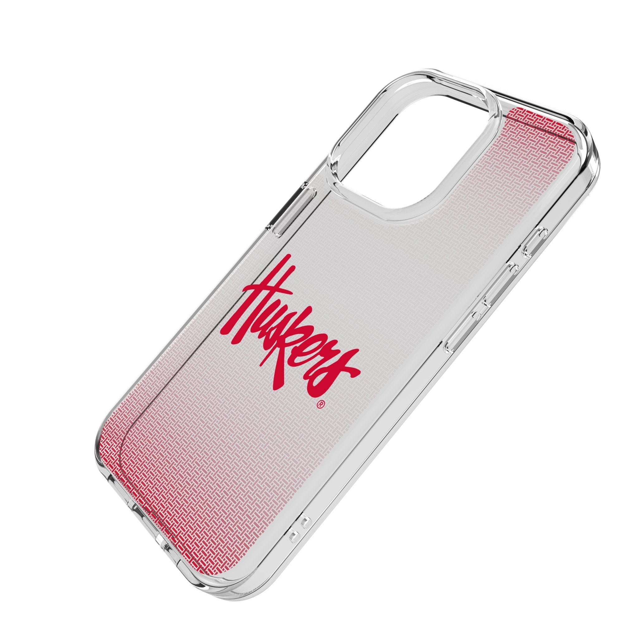 University of Nebraska Huskers Linen Clear Phone Case for Apple iPhone 2