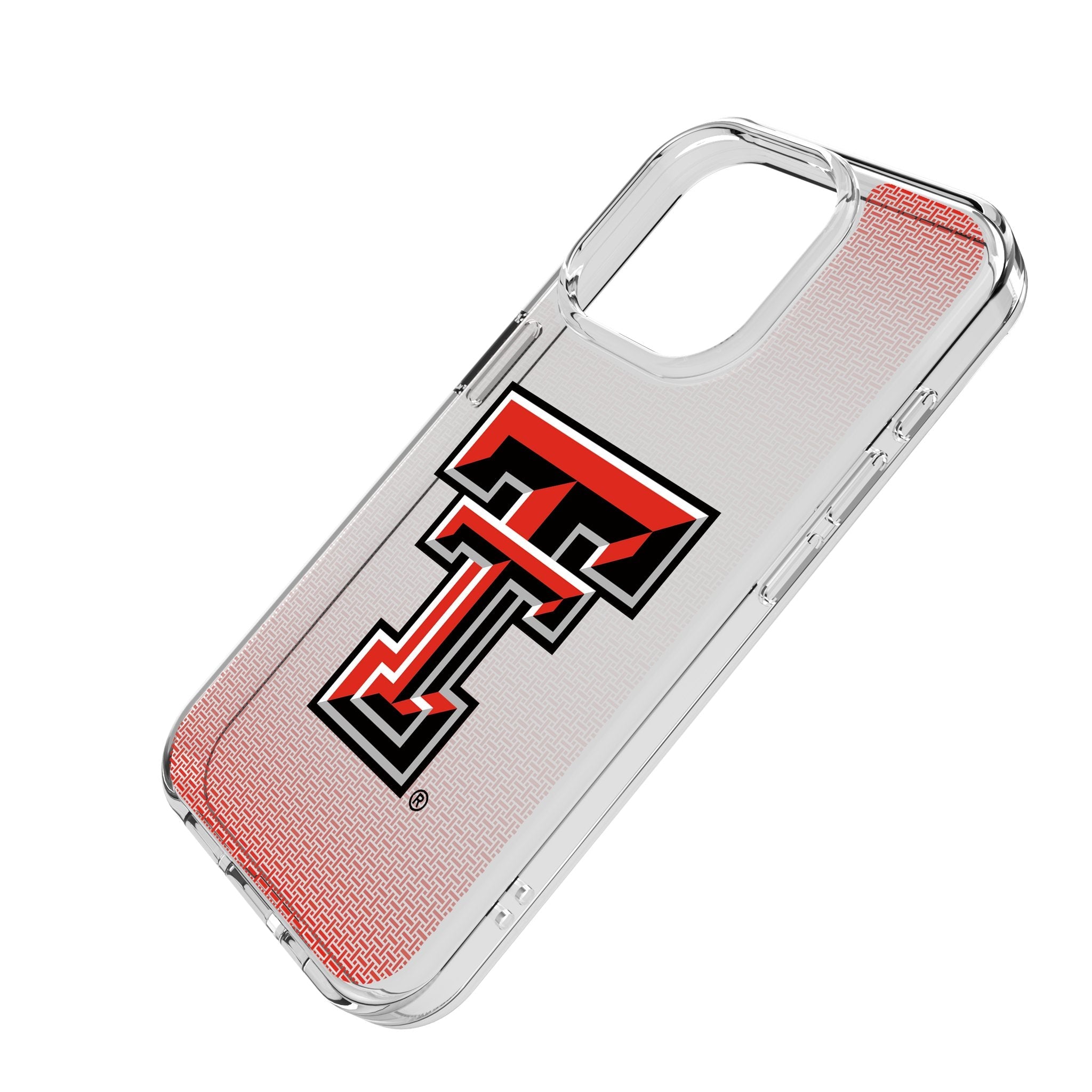 Texas Tech Red Raiders Linen Clear Phone Case for Apple iPhone