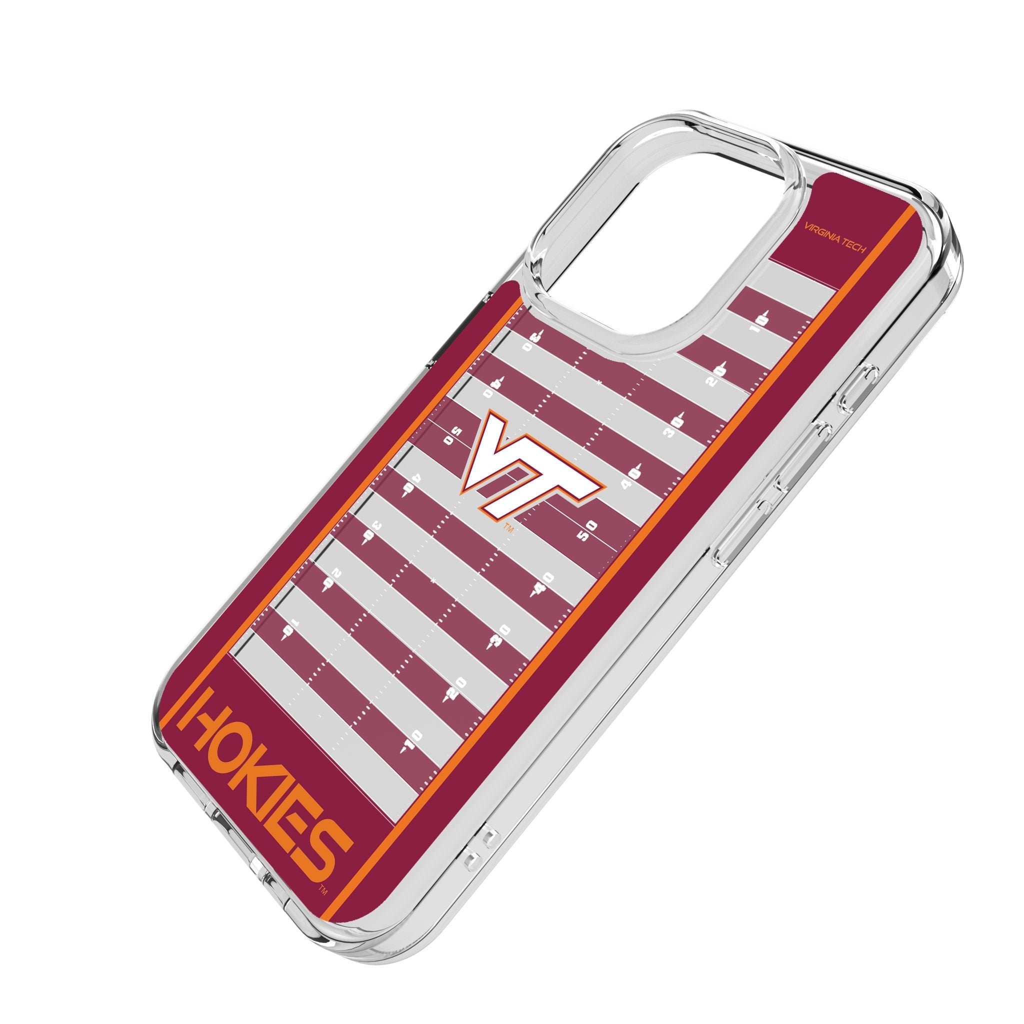 Virginia Tech Hokies Field Clear Phone Case for Apple iPhone 1