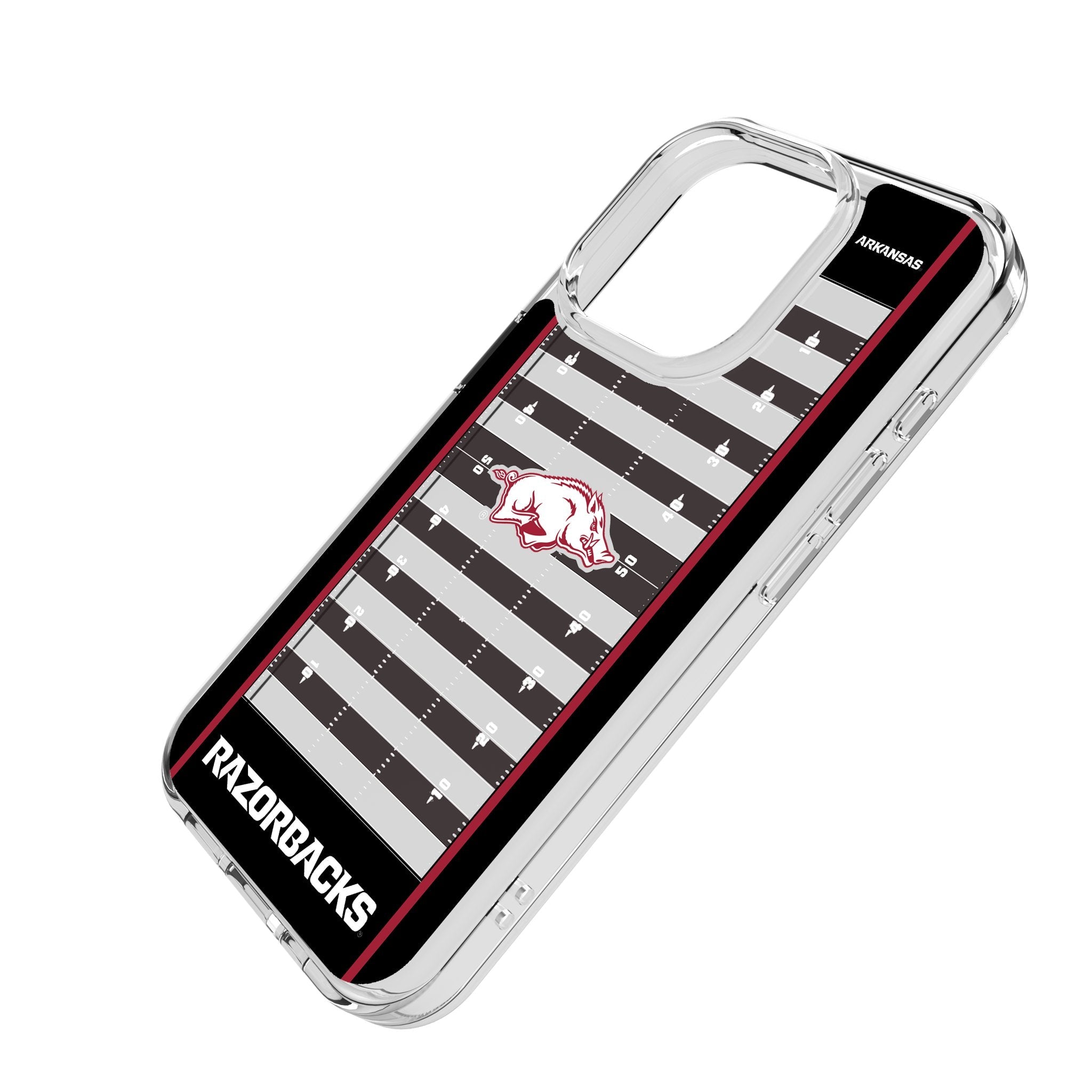 University of Arkansas Fayetteville Razorbacks Field Clear Phone Case for Apple iPhone 2