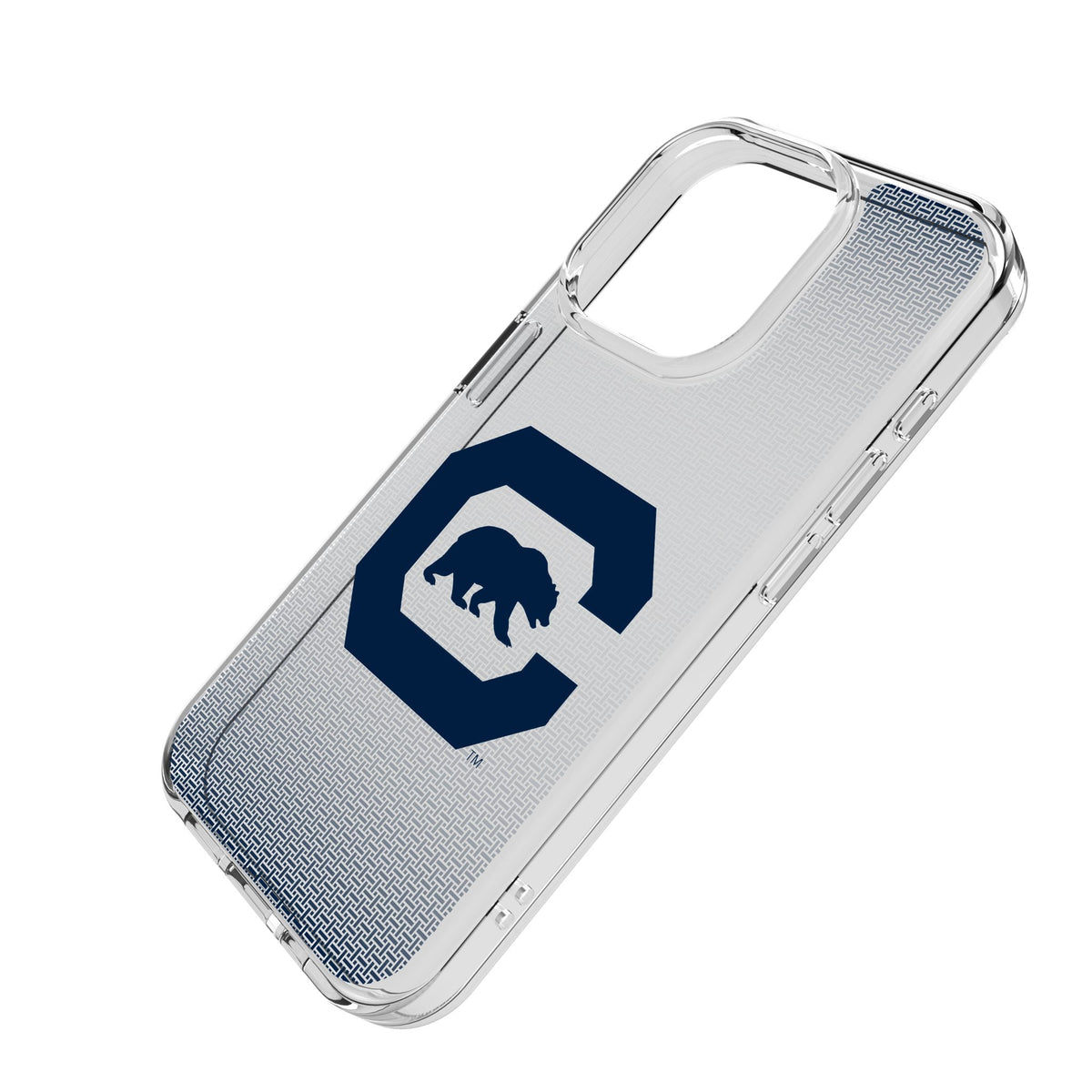 University of California Berkeley Golden Bears Linen Clear Phone Case for Apple iPhone