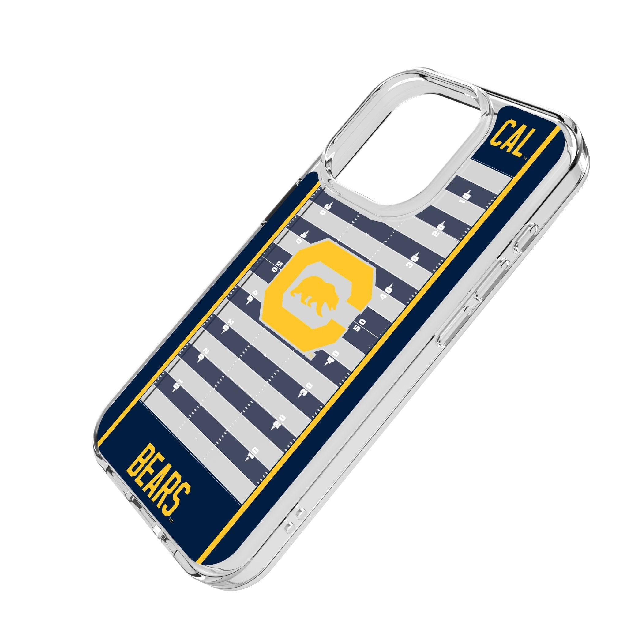 University of California Berkeley Golden Bears Field Clear Phone Case for Apple iPhone