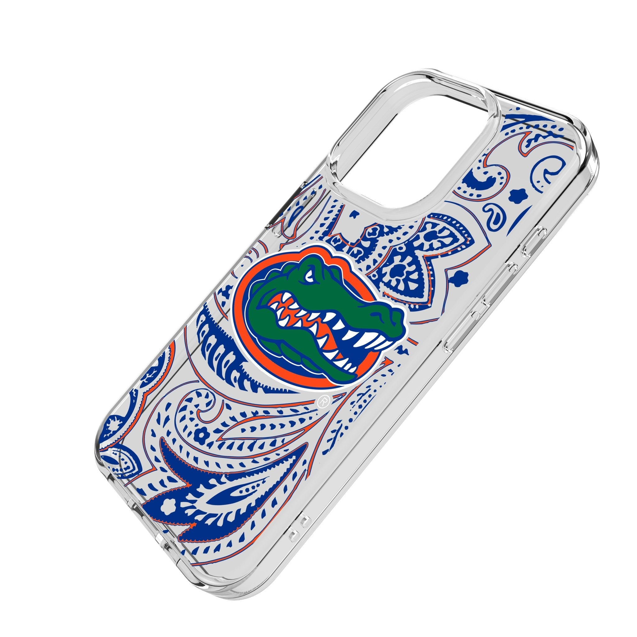 University of Florida Gators Paisley Clear Phone Case for Apple iPhone 2