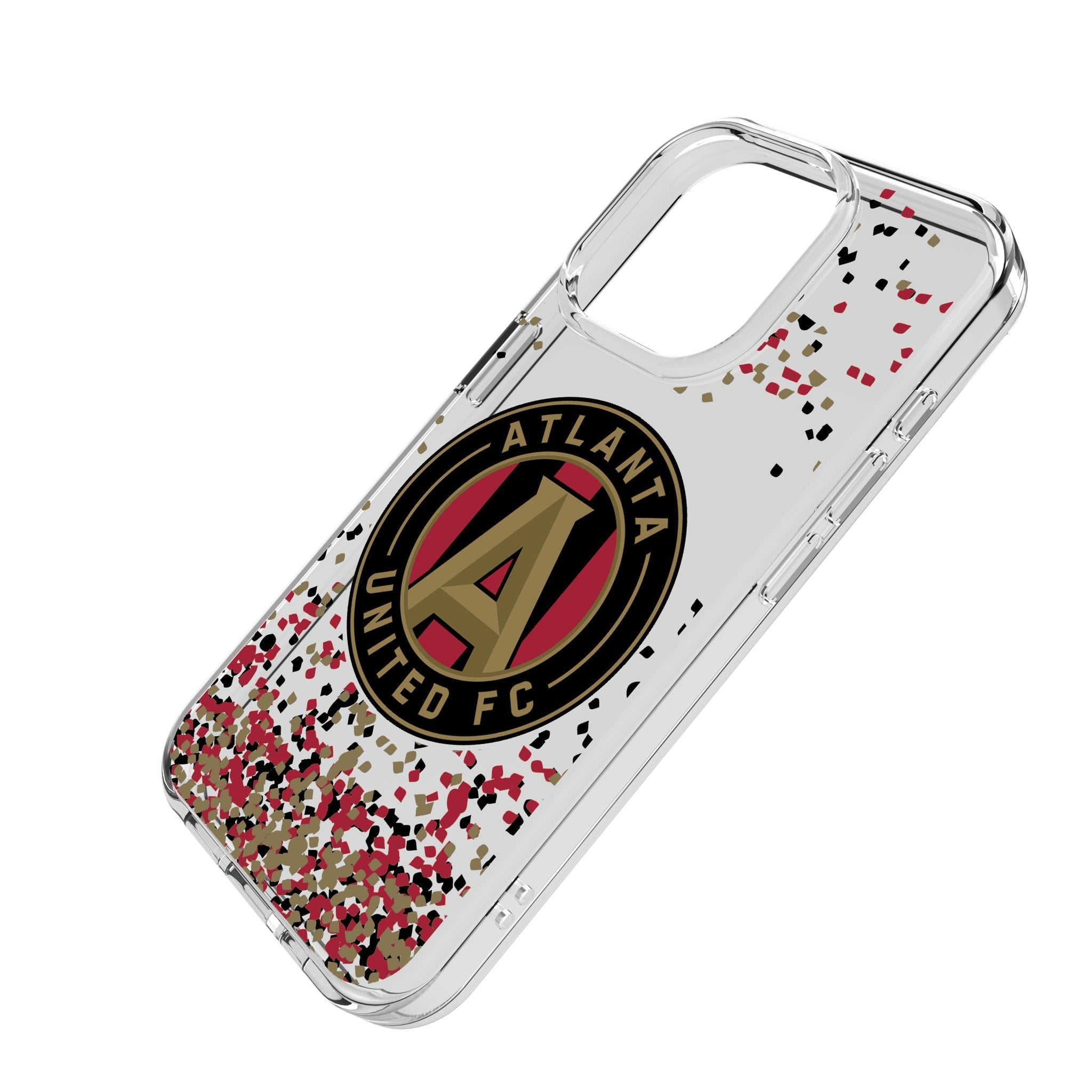 Atlanta United FC Confetti Clear Phone Case for Apple iPhone