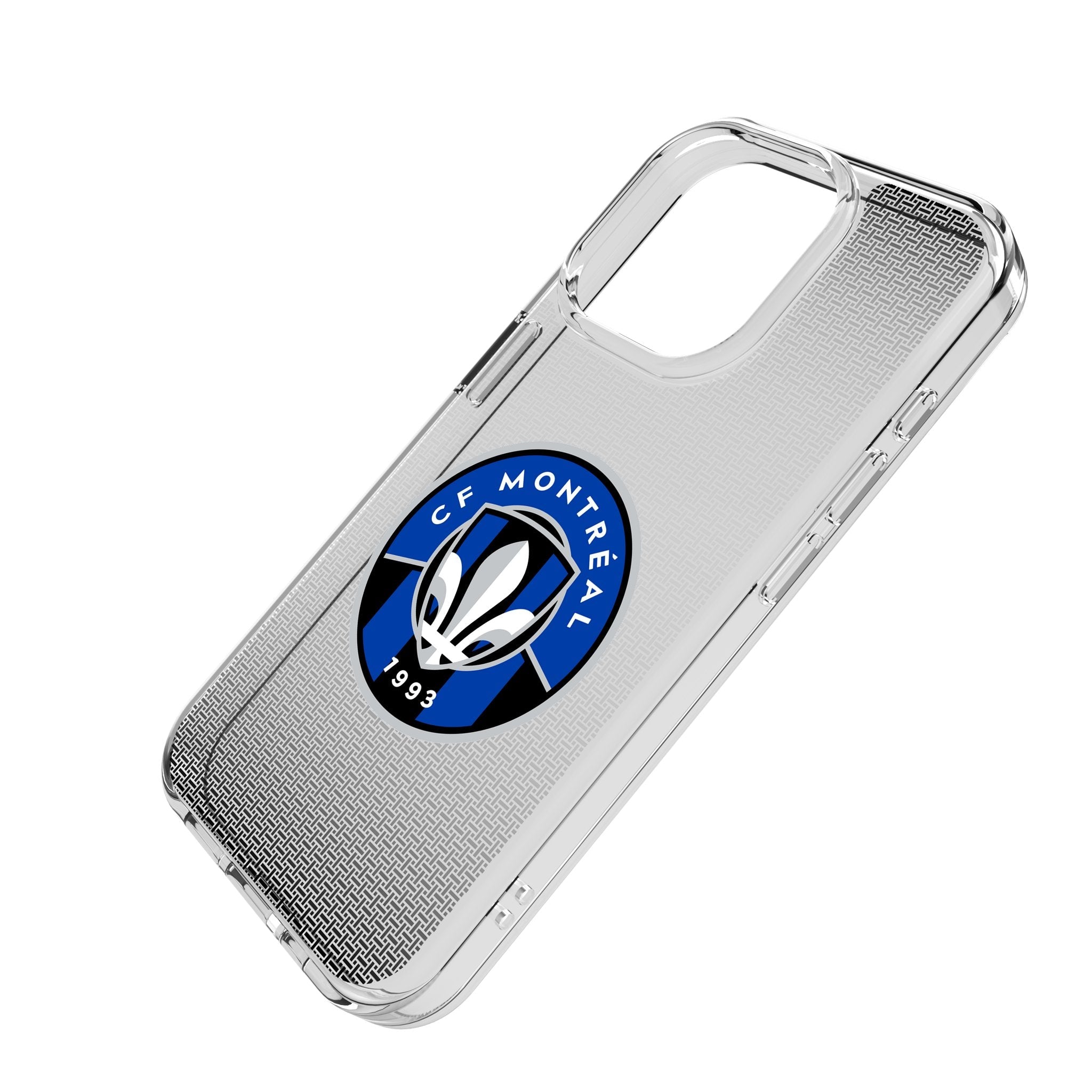 CF Montreal Linen Clear Phone Case for Apple iPhone