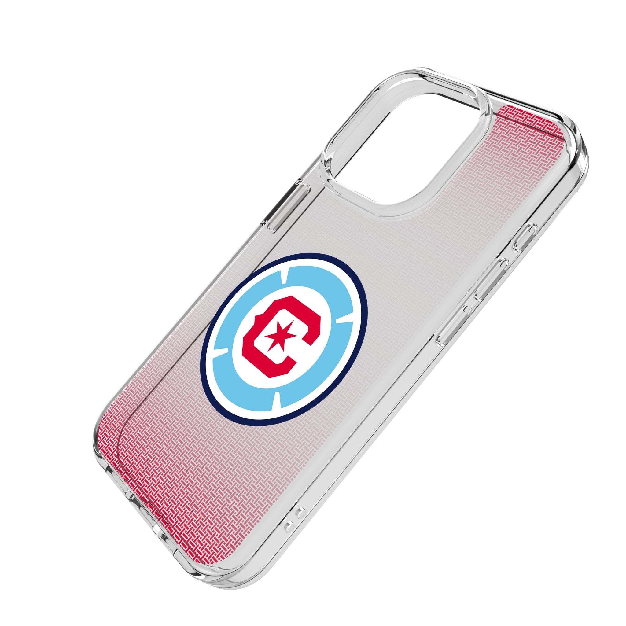 Chicago Fire Linen Clear Phone Case for Apple iPhone
