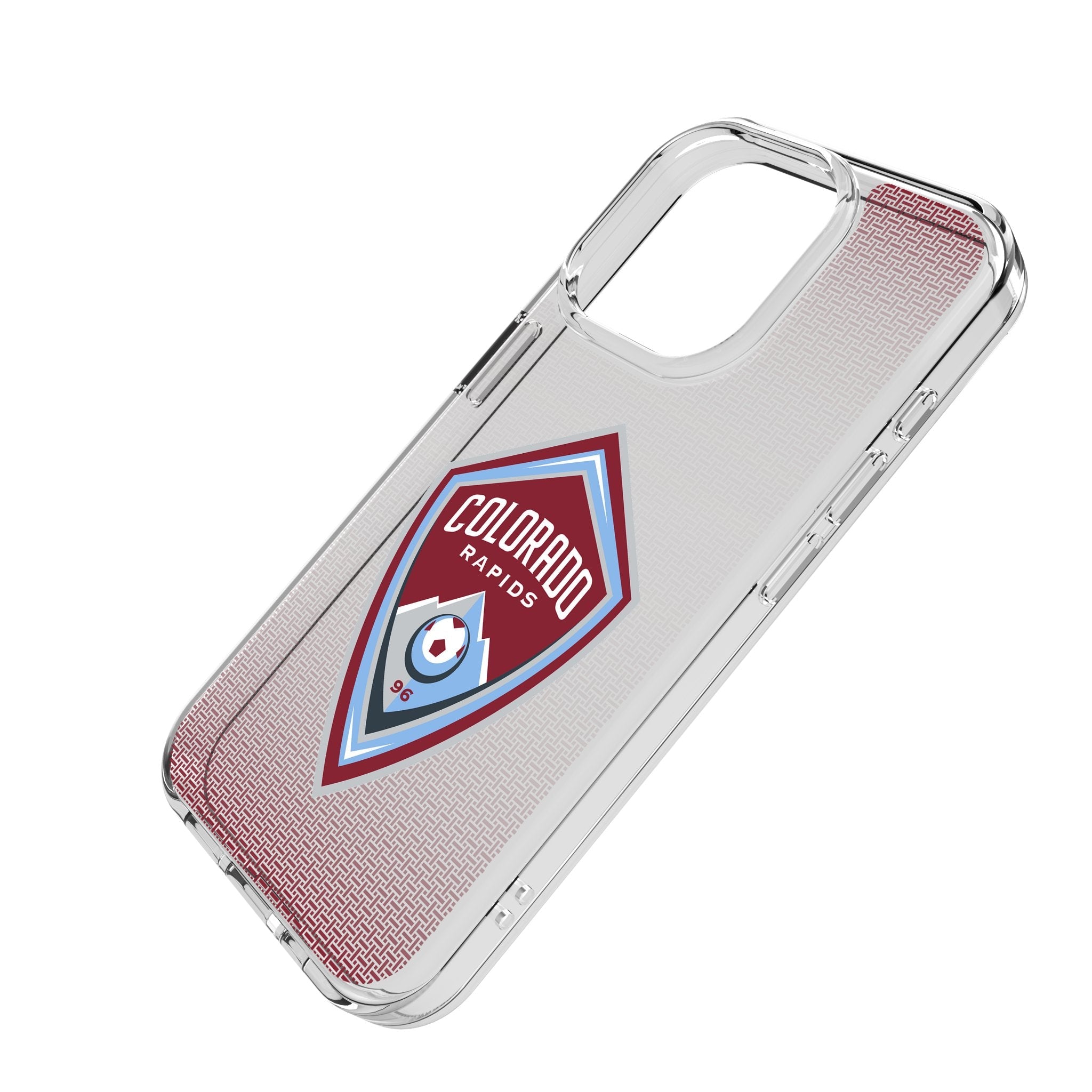 Colorado Rapids Linen Clear Phone Case for Apple iPhone