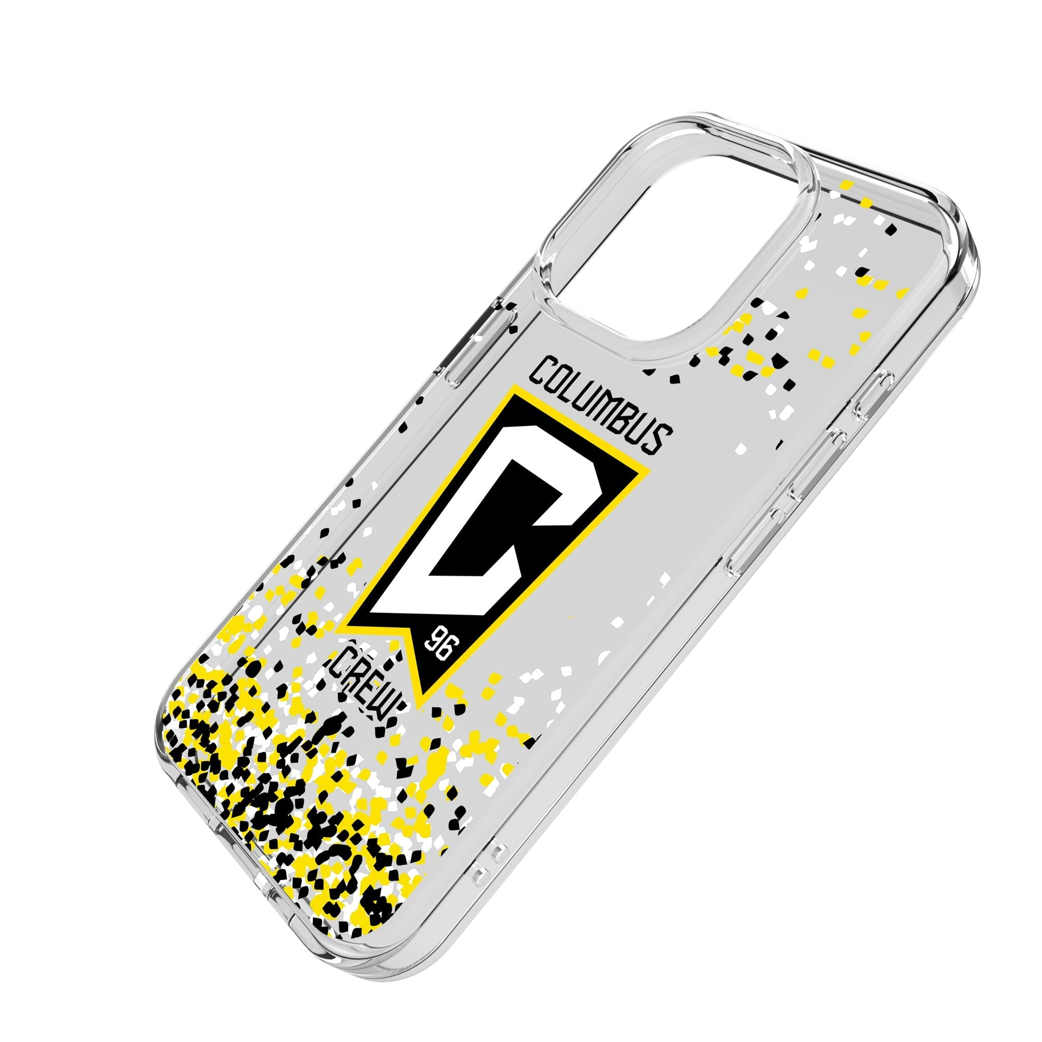 Columbus Crew Confetti Clear Phone Case for Apple iPhone