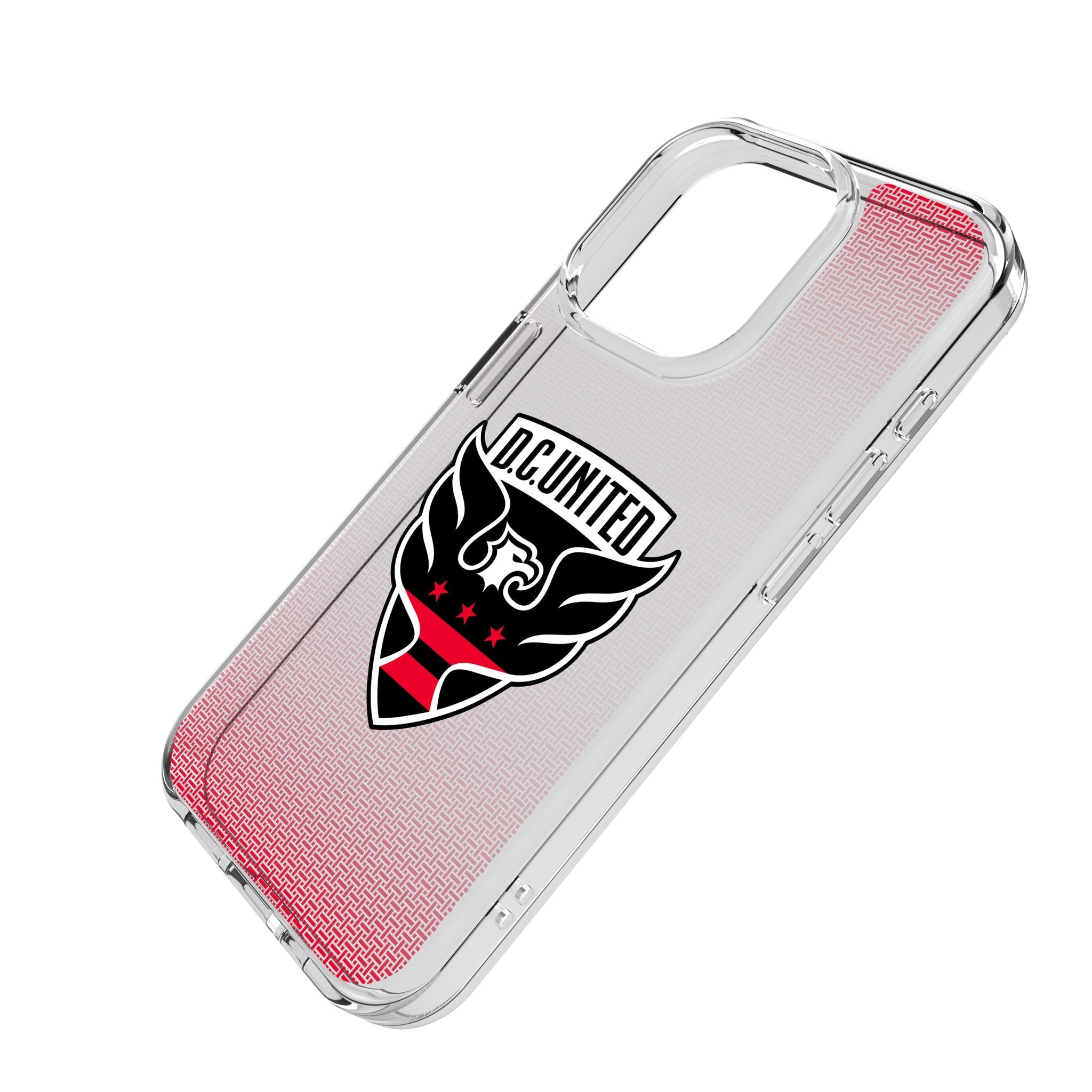 DC United Linen Clear Phone Case for Apple iPhone