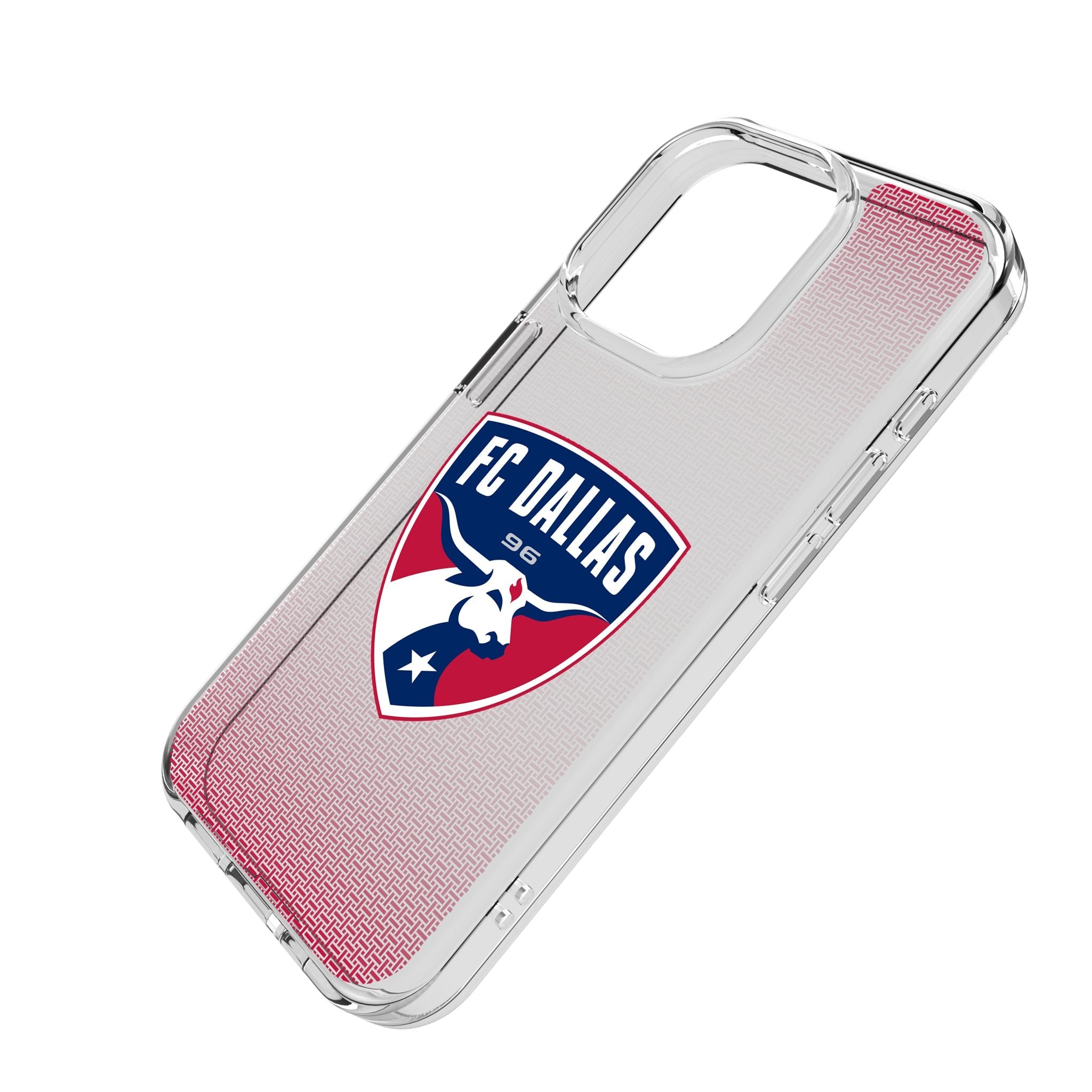 FC Dallas Linen Clear Phone Case for Apple iPhone