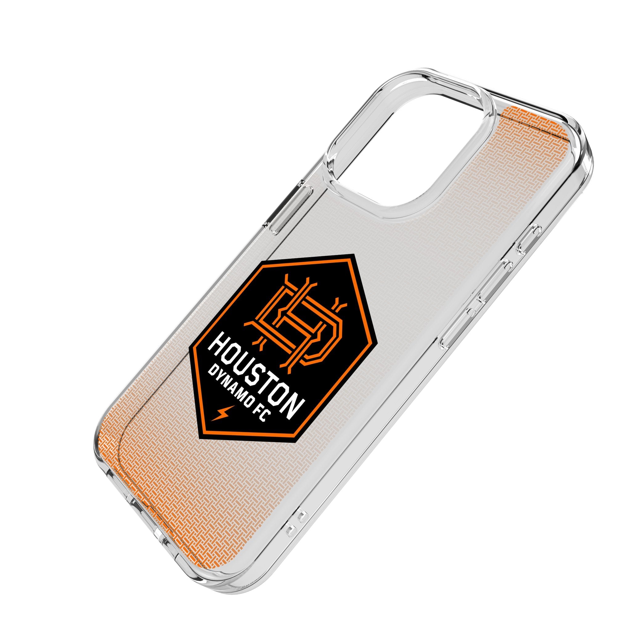 Houston Dynamo Linen Clear Phone Case for Apple iPhone