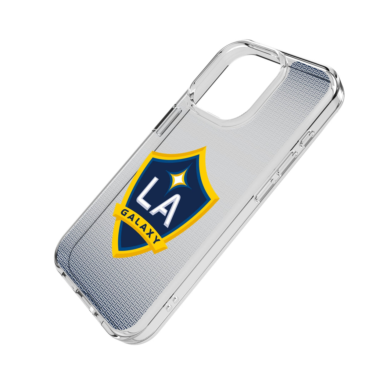 LA Galaxy Linen Clear Phone Case for Apple iPhone