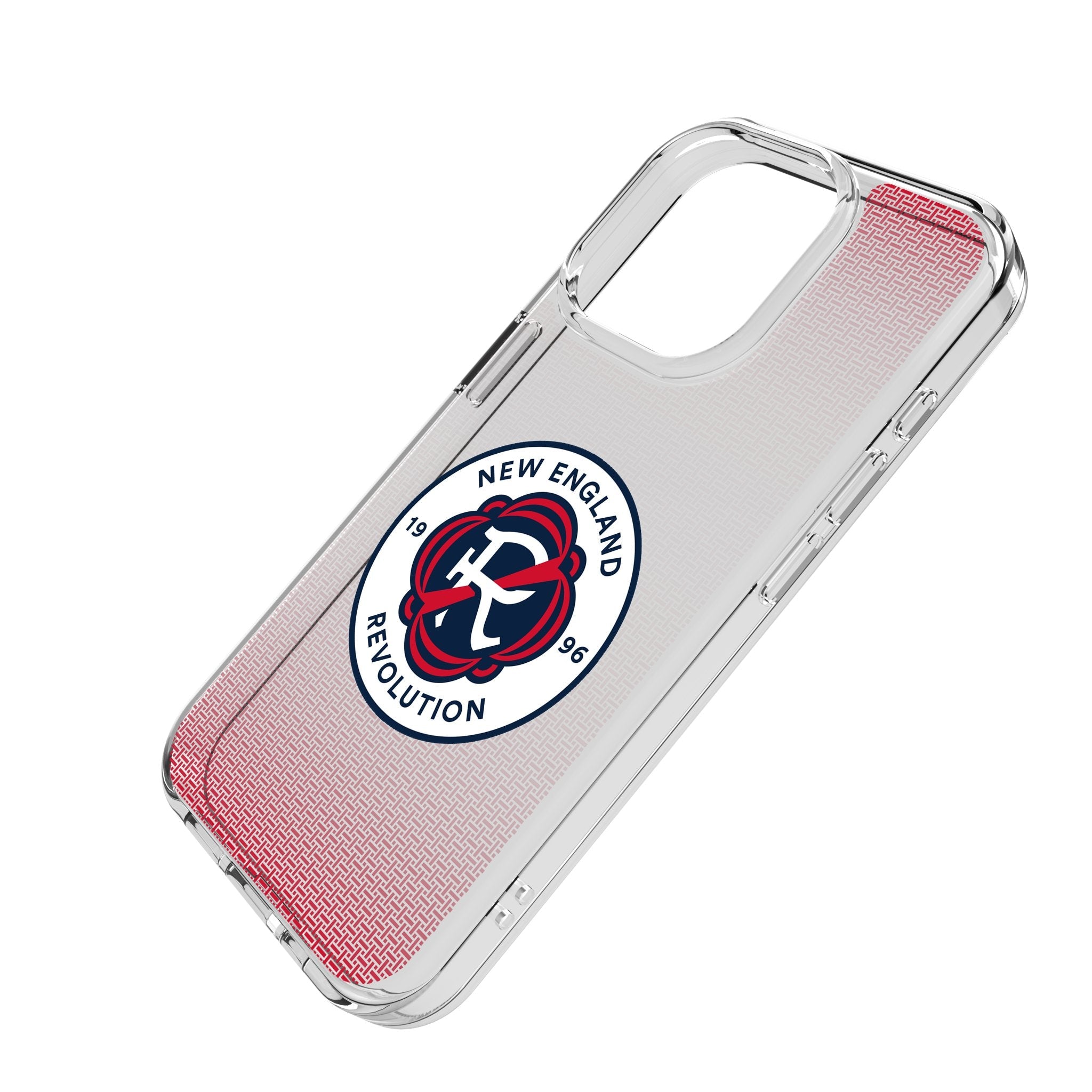 New England Revolution Linen Clear Phone Case for Apple iPhone