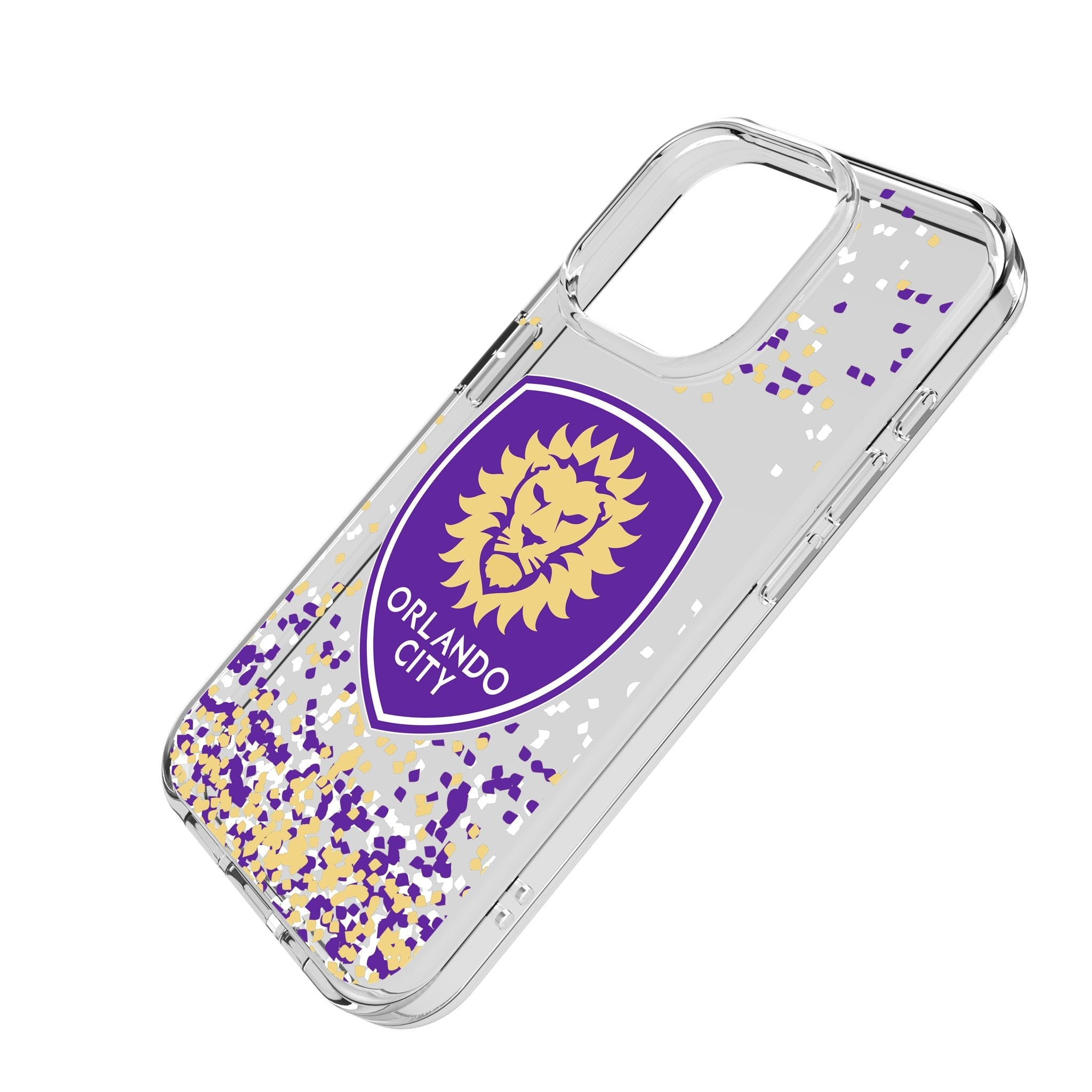 Orlando City Soccer Club Confetti Clear Phone Case for Apple iPhone