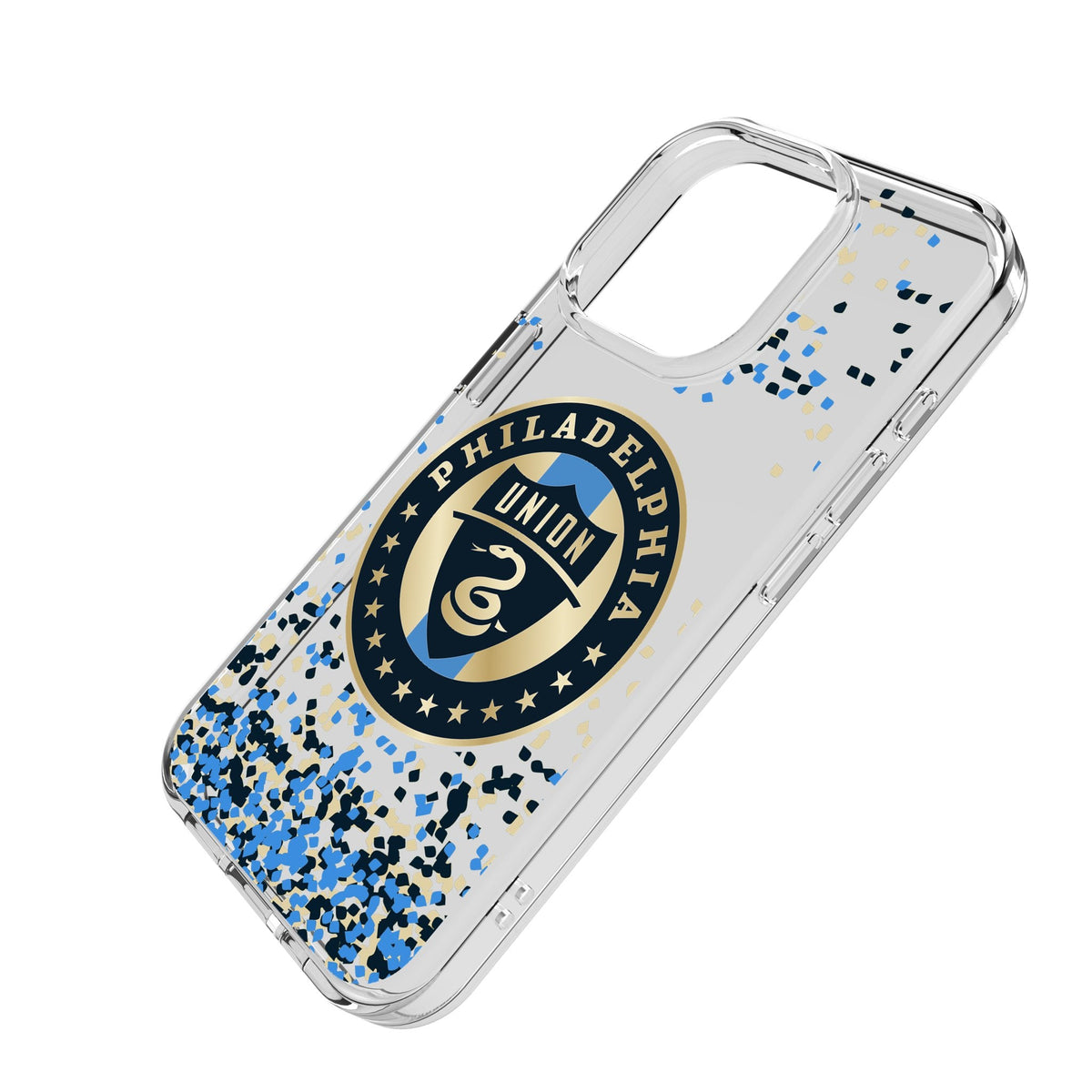 Philadelphia Union Confetti Clear Phone Case for Apple iPhone