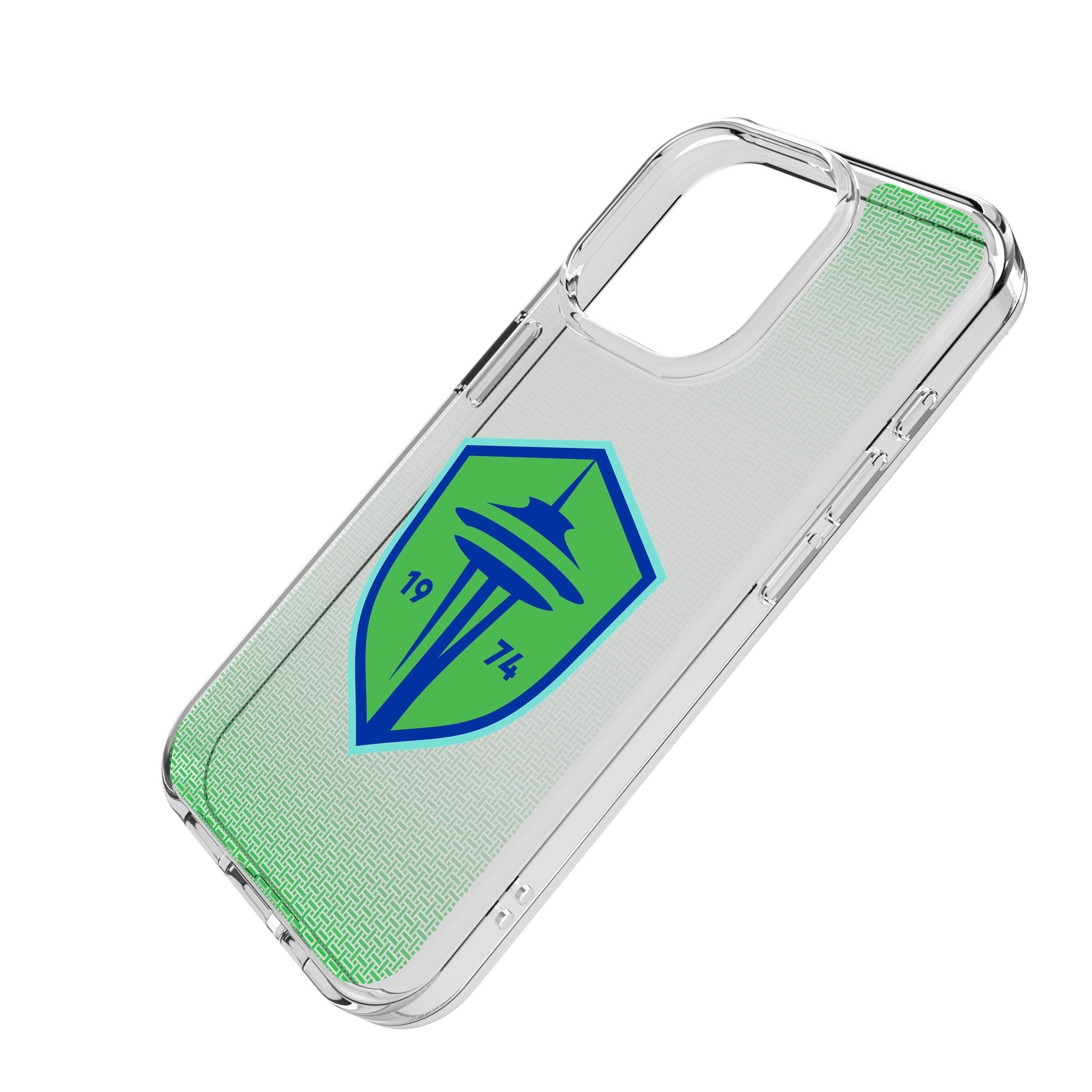 Seattle Sounders FC Linen Clear Phone Case for Apple iPhone 2