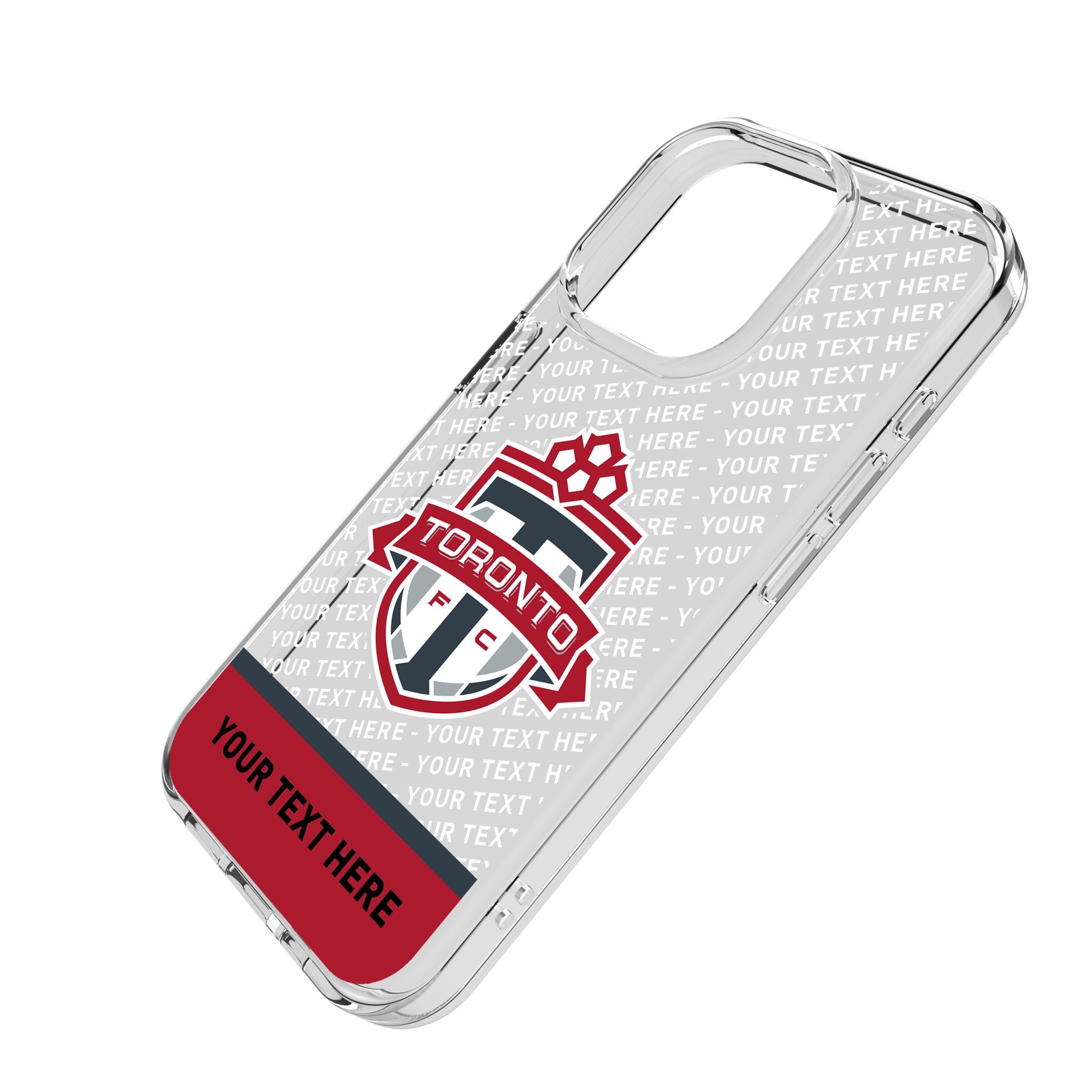 Toronto FC Personalized EndZone Plus Clear Phone Case for Apple iPhone
