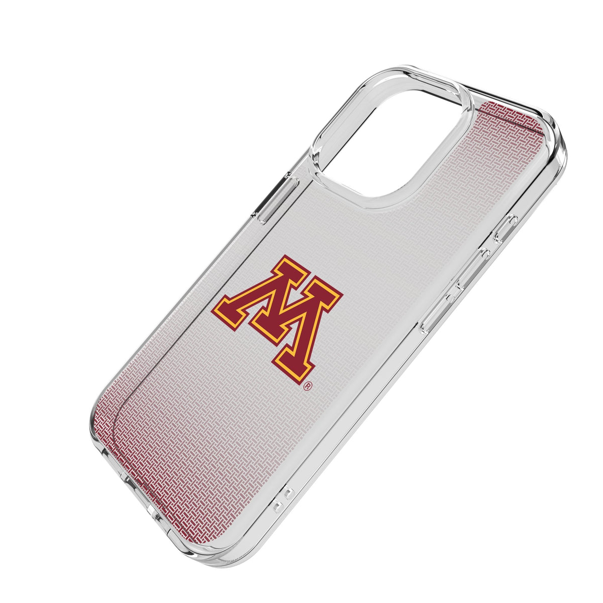 University of Minnesota Golden Gophers Linen Clear Phone Case for Apple iPhone