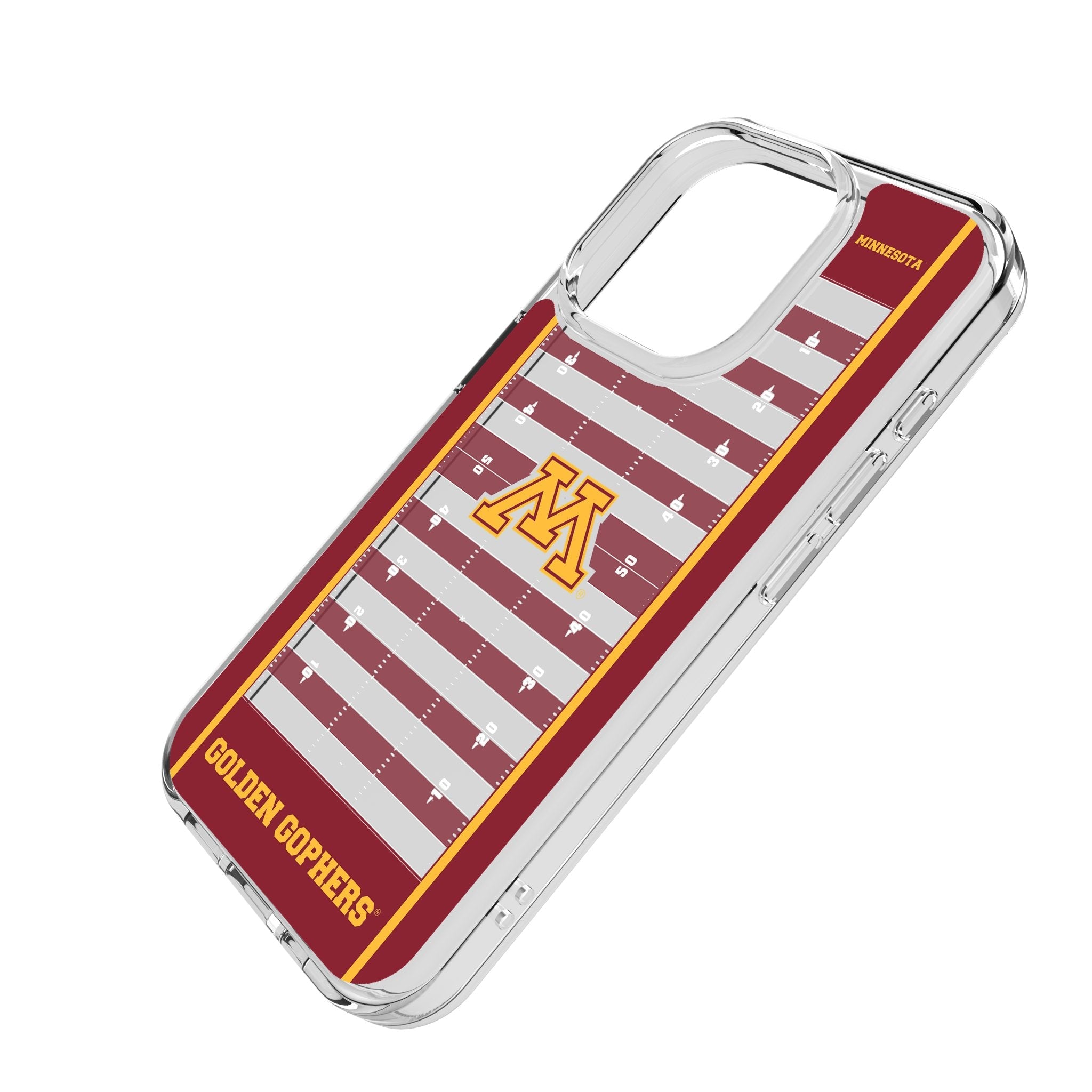 University of Minnesota Golden Gophers Field Clear Phone Case for Apple iPhone 2