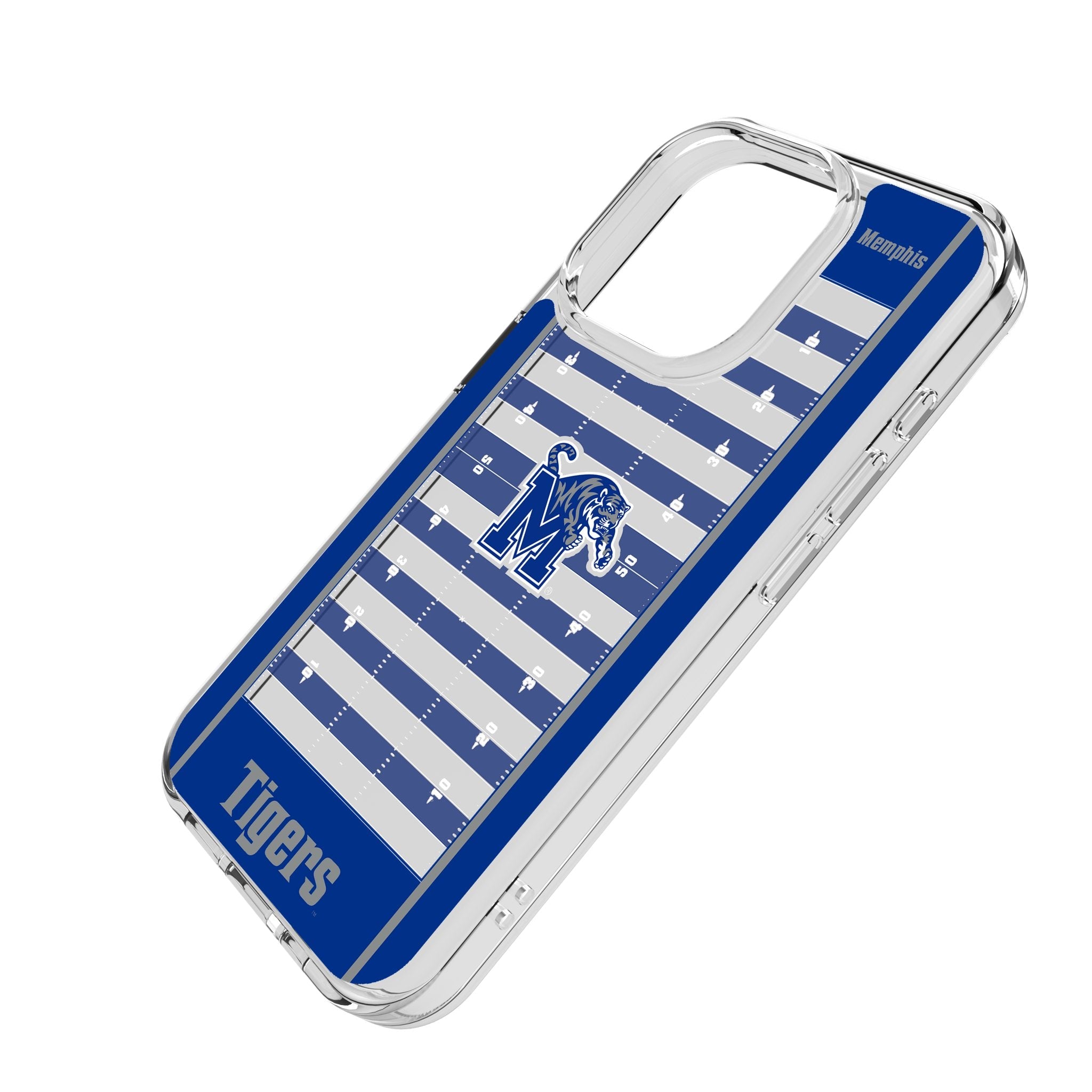 University of Memphis Tigers Field Clear Phone Case for Apple iPhone