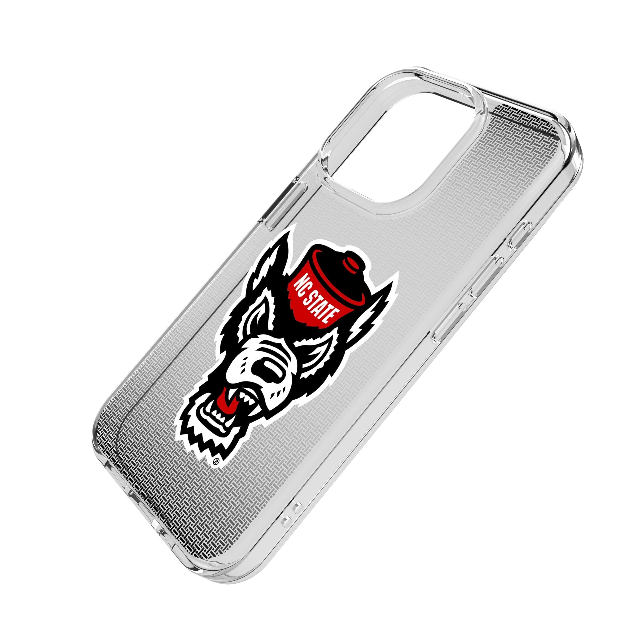 North Carolina State University Wolfpack Linen Clear Phone Case for Apple iPhone