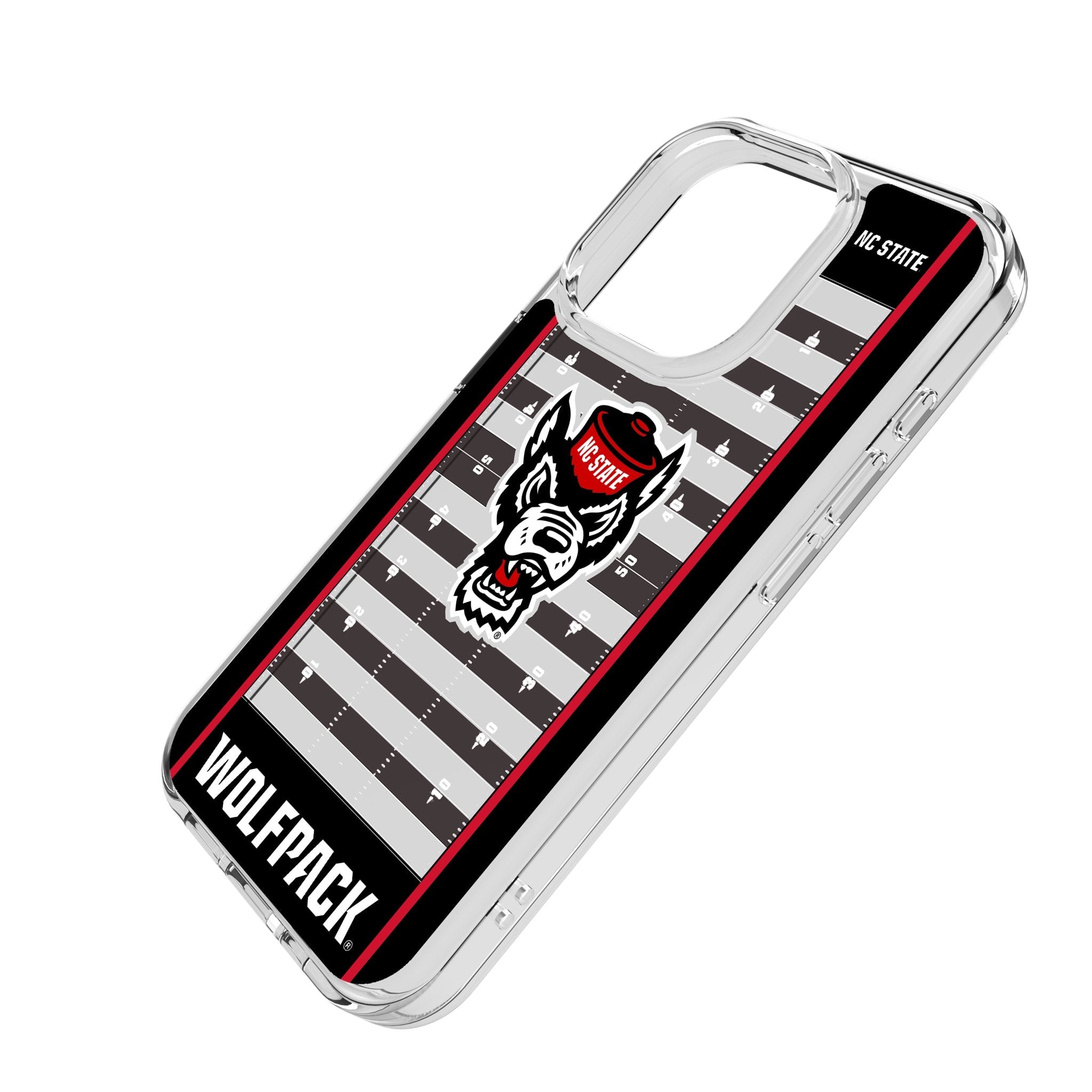 North Carolina State University Wolfpack Field Clear Phone Case for Apple iPhone