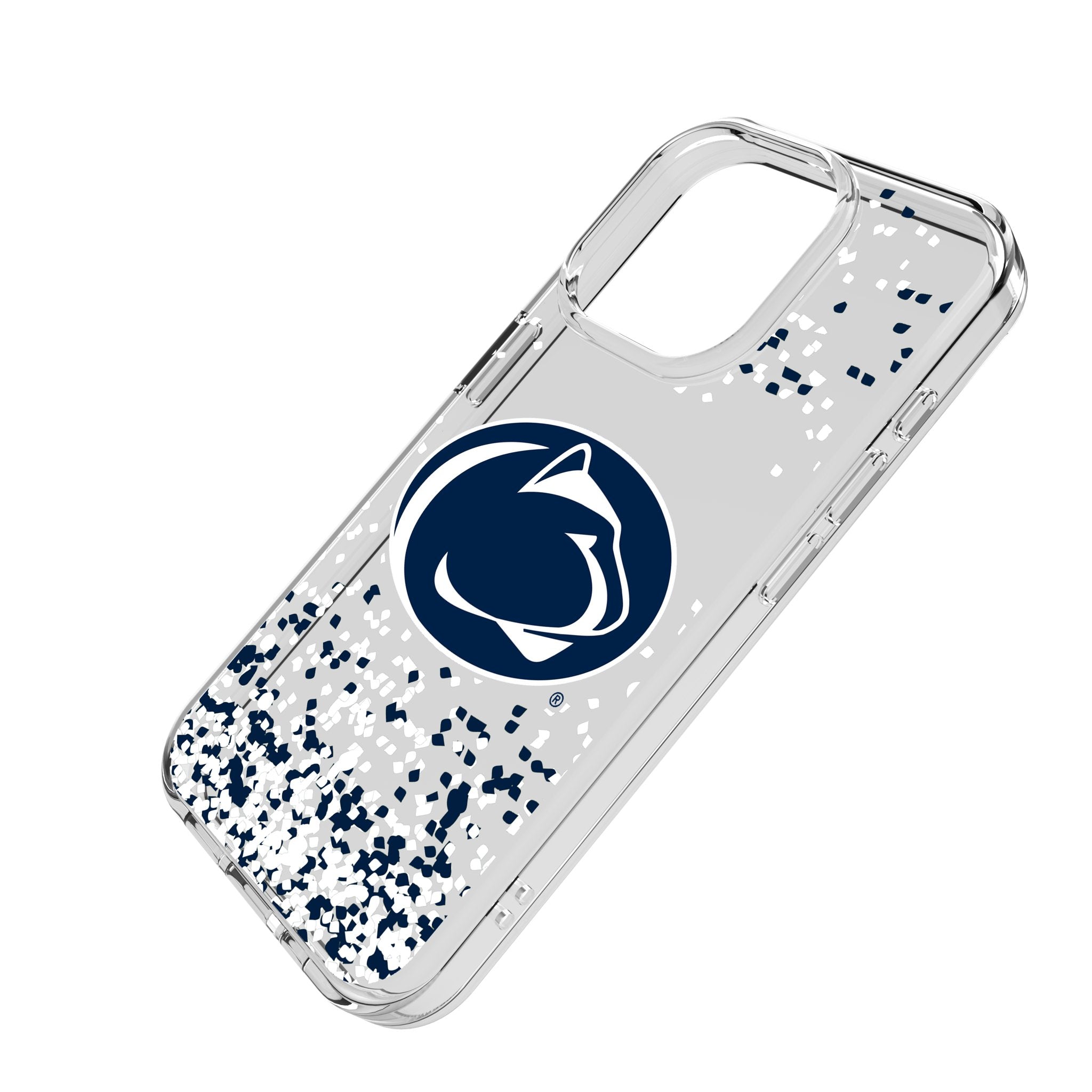 Pennsylvania State University Nittany Lions Confetti Clear Phone Case for Apple iPhone 2