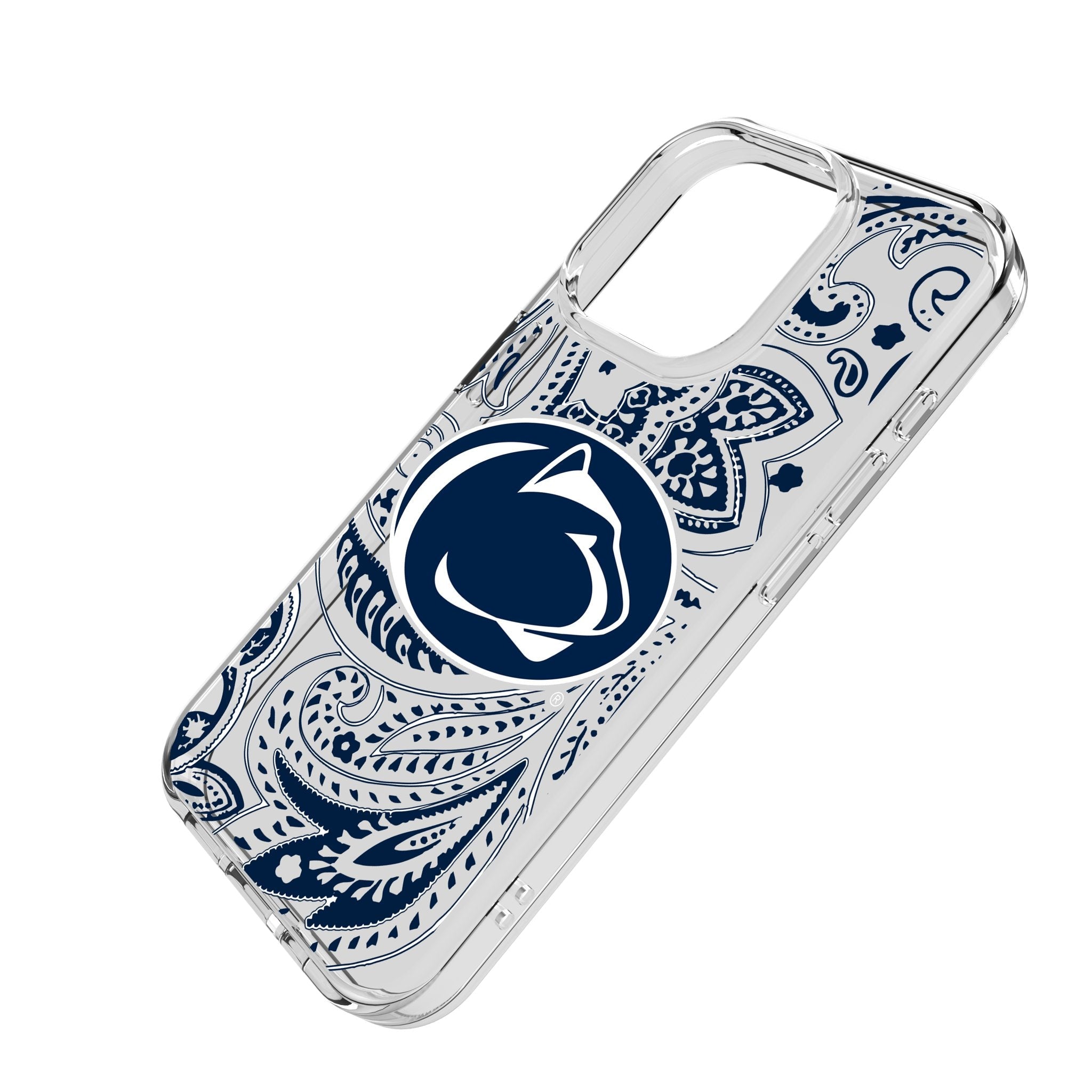 Pennsylvania State University Nittany Lions Paisley Clear Phone Case for Apple iPhone 2
