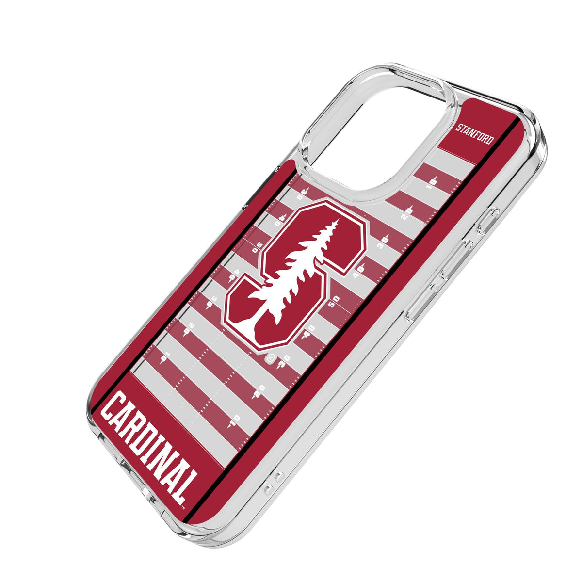 Stanford University Cardinal Field Clear Phone Case for Apple iPhone