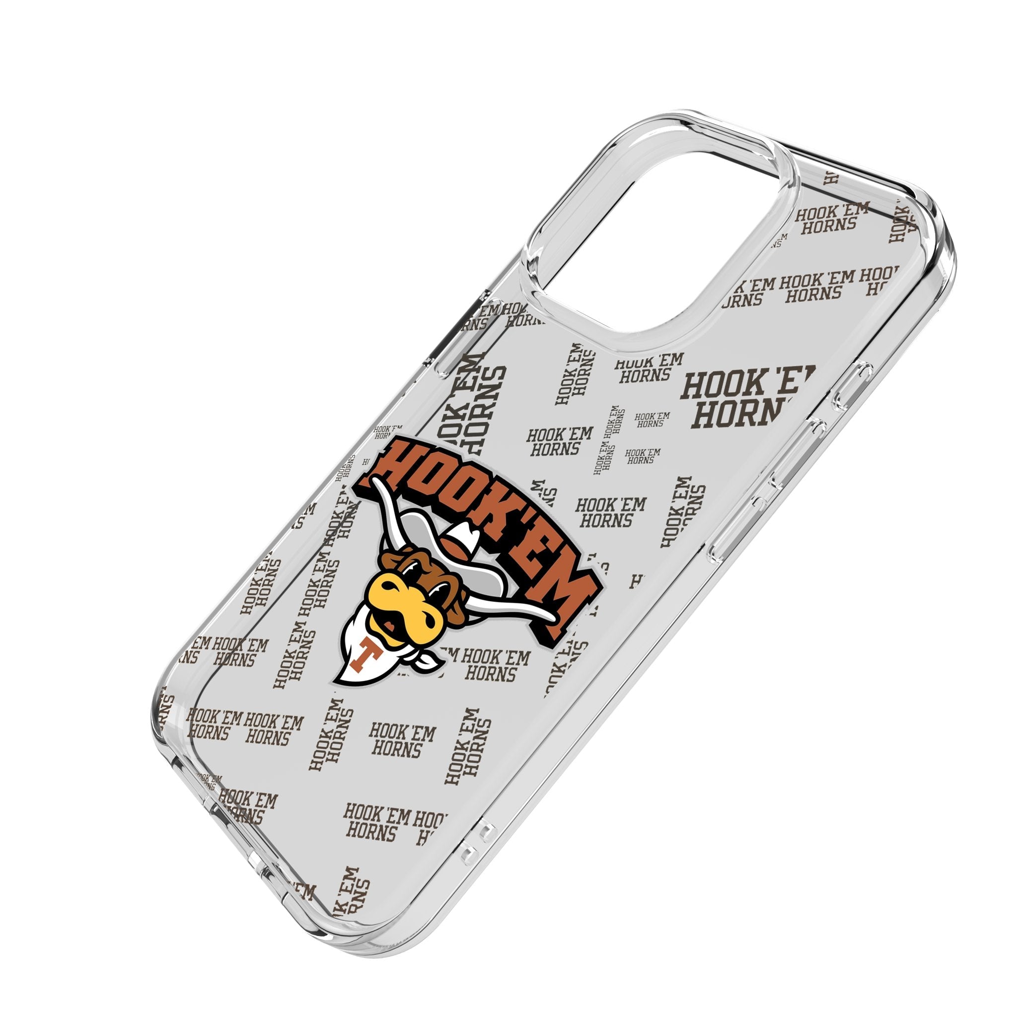 University of Texas Longhorns Quadtile Clear Phone Case for Apple iPhone 2