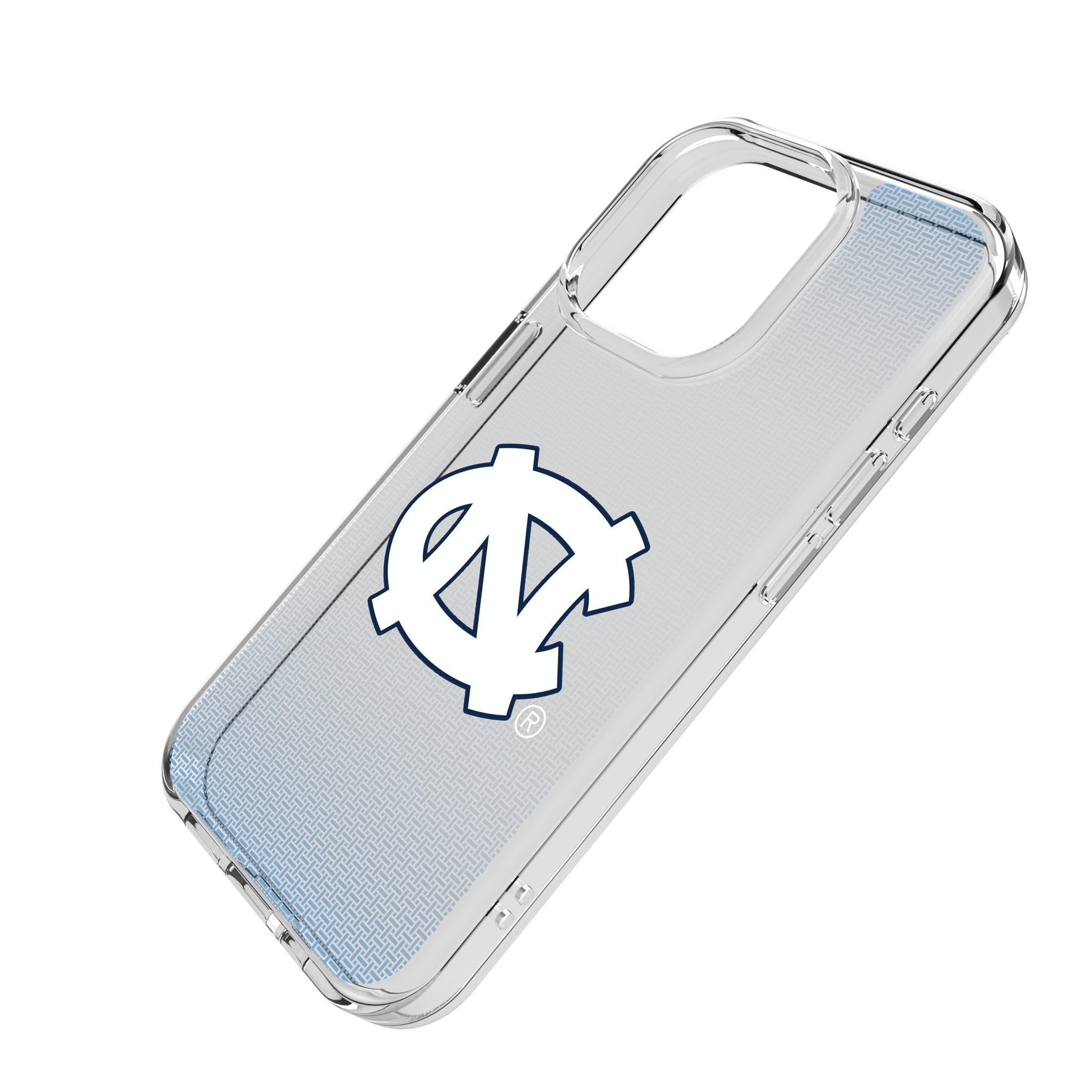 University of North Carolina Tar Heels Linen Clear Phone Case for Apple iPhone