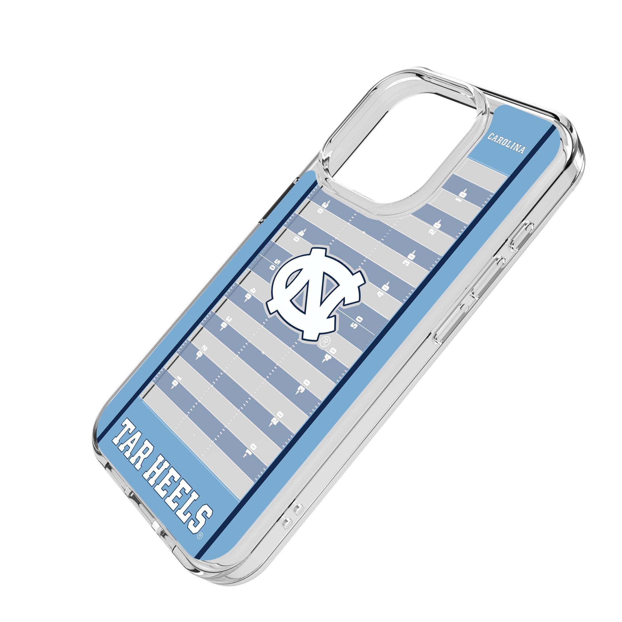 University of North Carolina Tar Heels Field Clear Phone Case for Apple iPhone 2