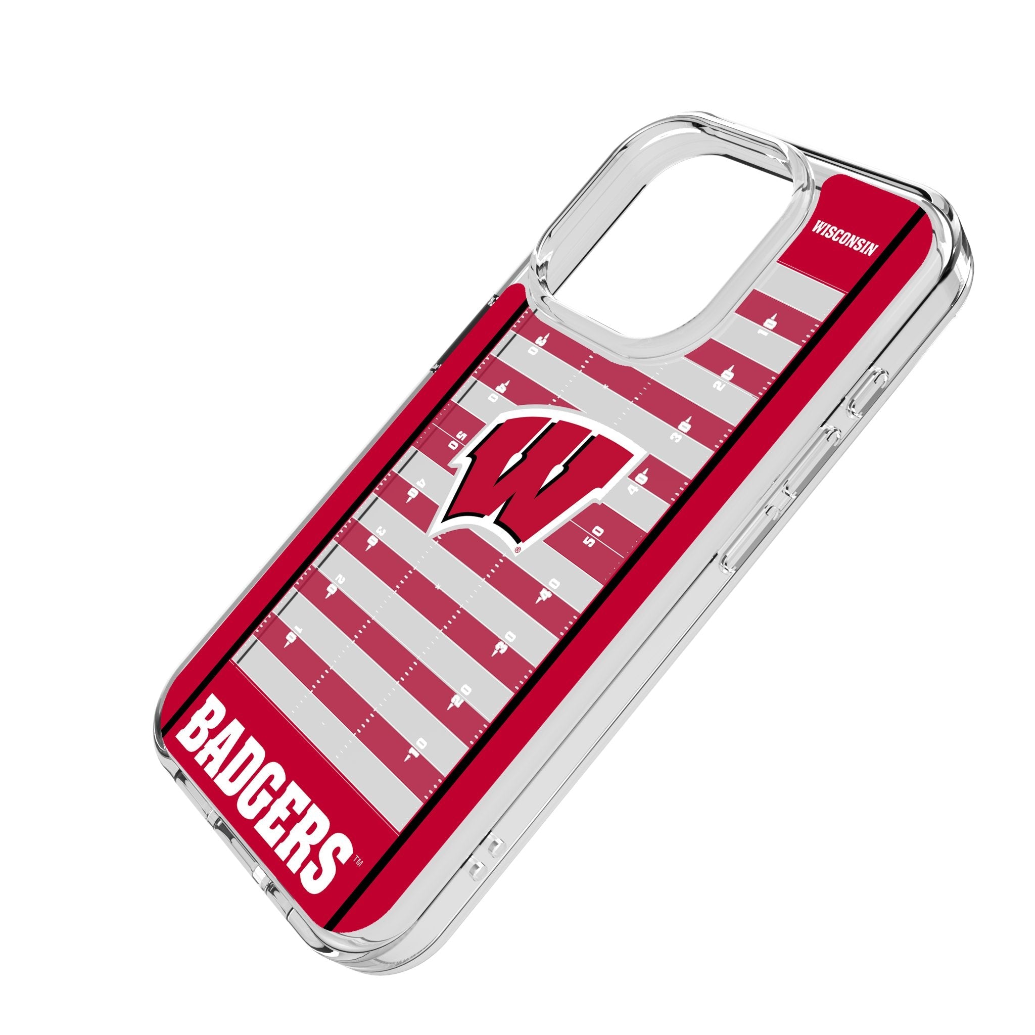 University of Wisconsin Badgers Field Clear Phone Case for Apple iPhone 2