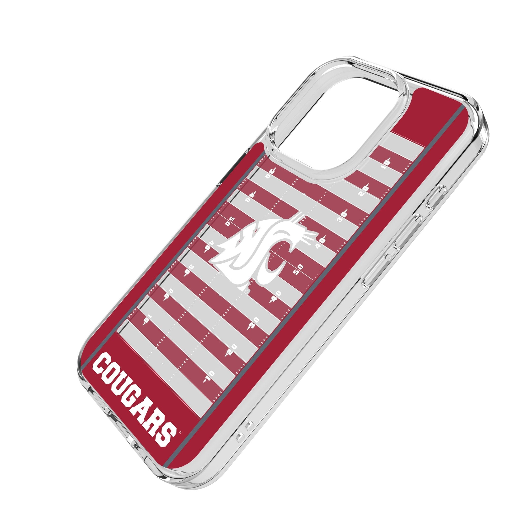 Washington State University Cougars Field Clear Phone Case for Apple iPhone