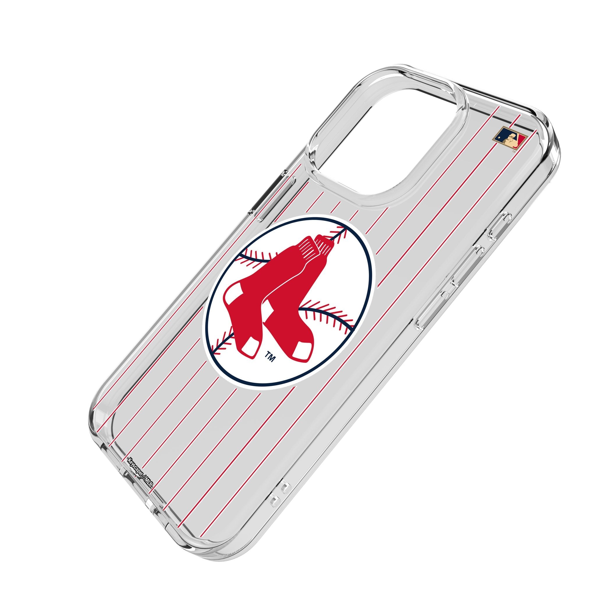 Boston Red Sox 1970-1975 - Cooperstown Collection Pinstripe Clear Phone Case for Apple iPhone 2