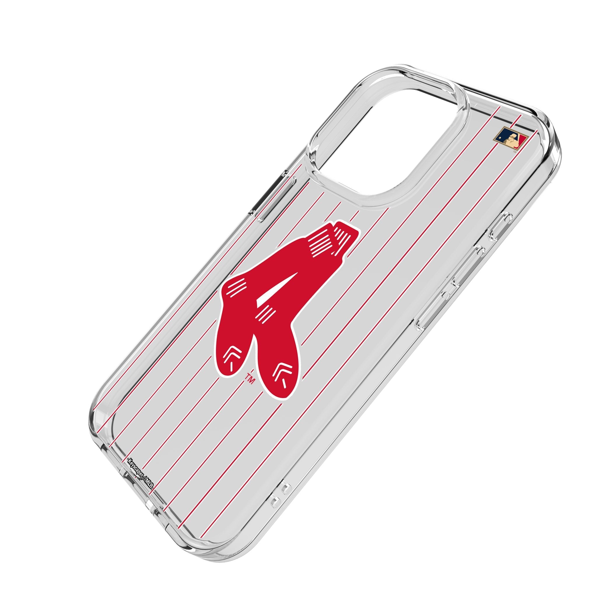 Boston Red Sox 1924-1960 - Cooperstown Collection Pinstripe Clear Phone Case for Apple iPhone 2
