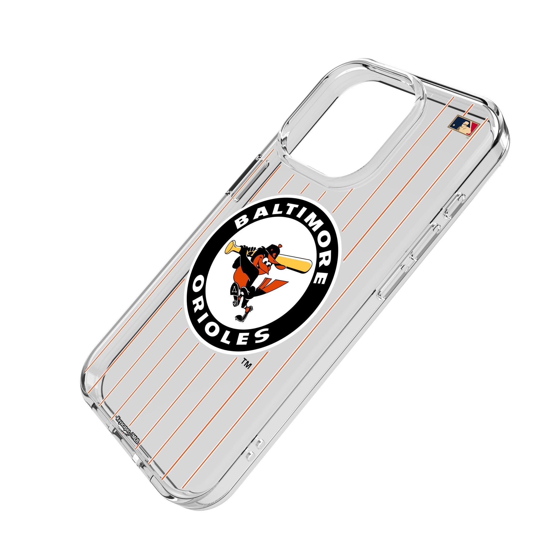 Baltimore Orioles 1966-1969 - Cooperstown Collection Pinstripe Clear Phone Case for Apple iPhone