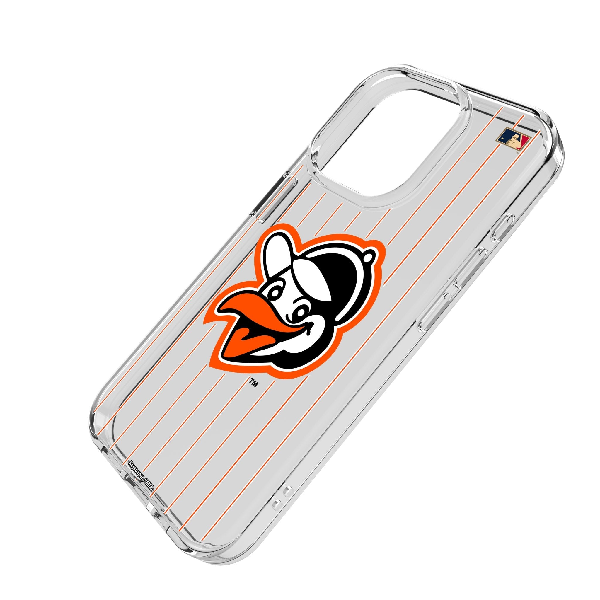 Baltimore Orioles 1955 - Cooperstown Collection Pinstripe Clear Phone Case for Apple iPhone