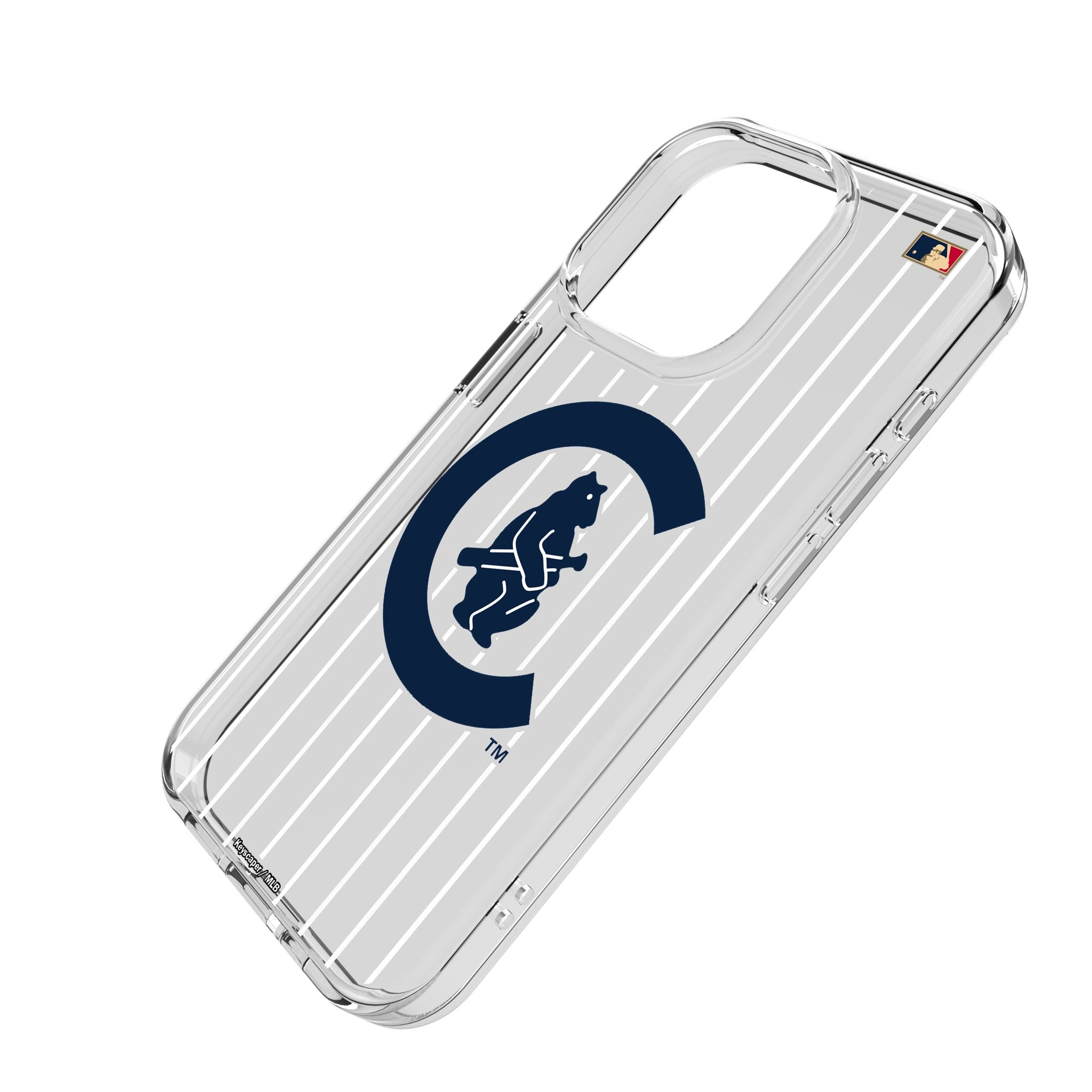 Chicago Cubs 1911-1912 - Cooperstown Collection Pinstripe Clear Phone Case for Apple iPhone 2